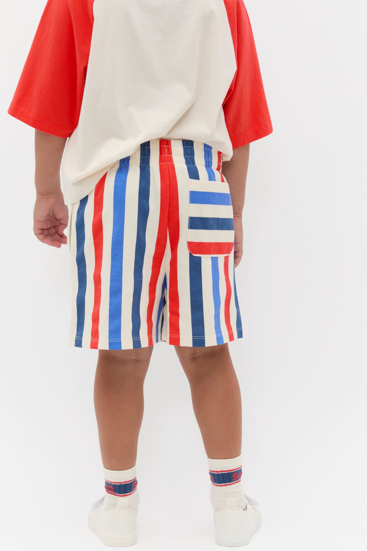 Bold Stripe Short