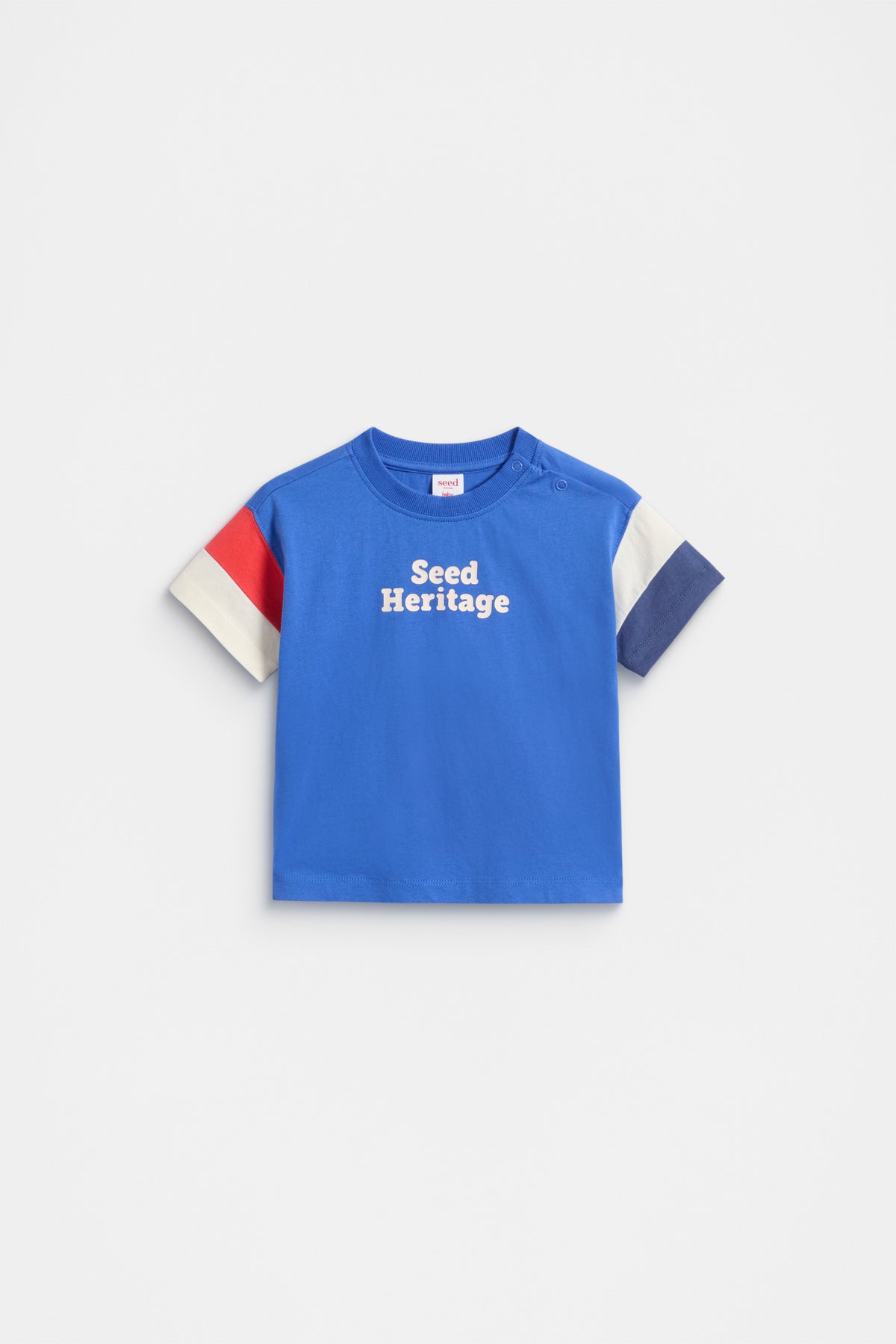 Panelled Retro Logo Tee