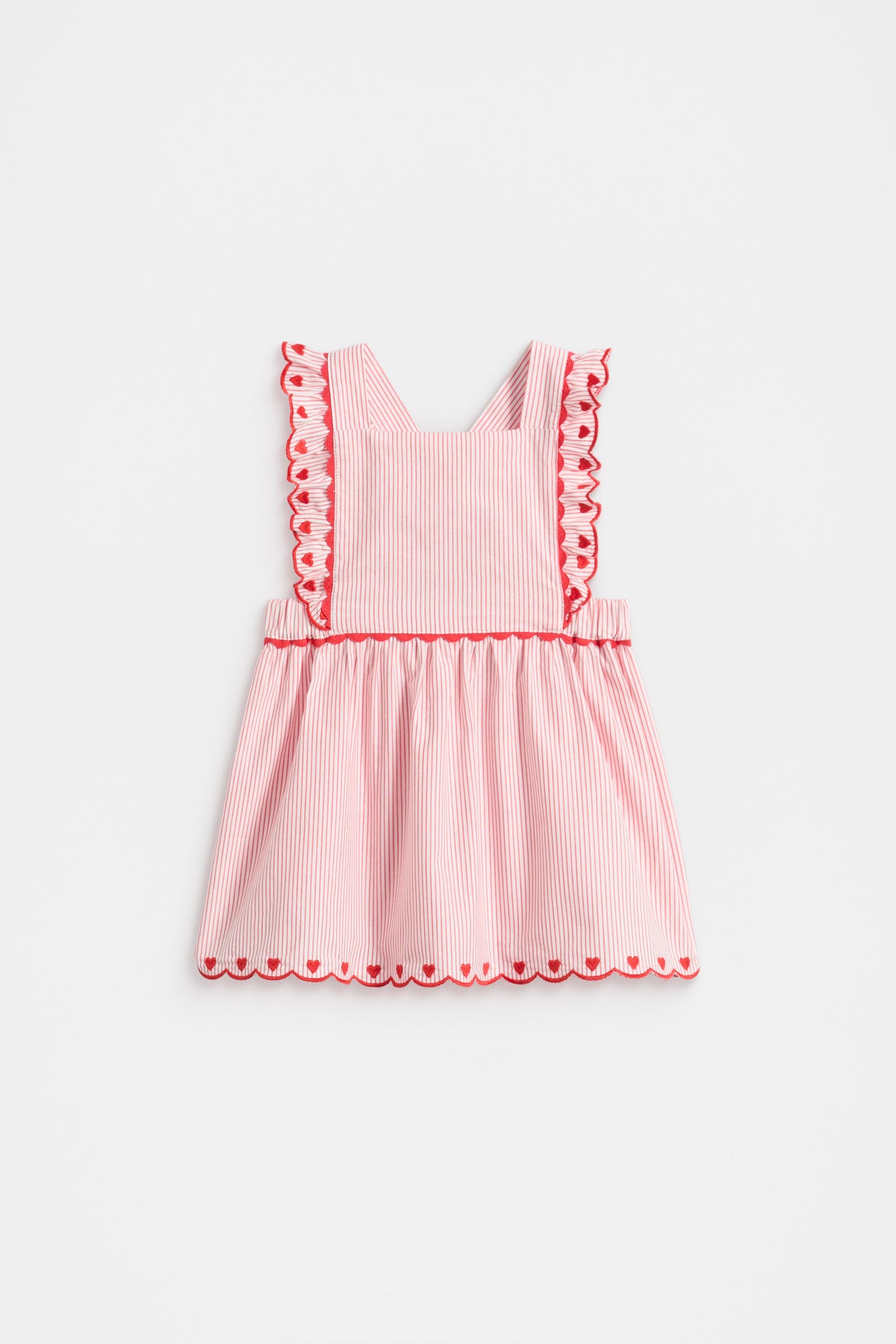 Stripe Scallop Dress