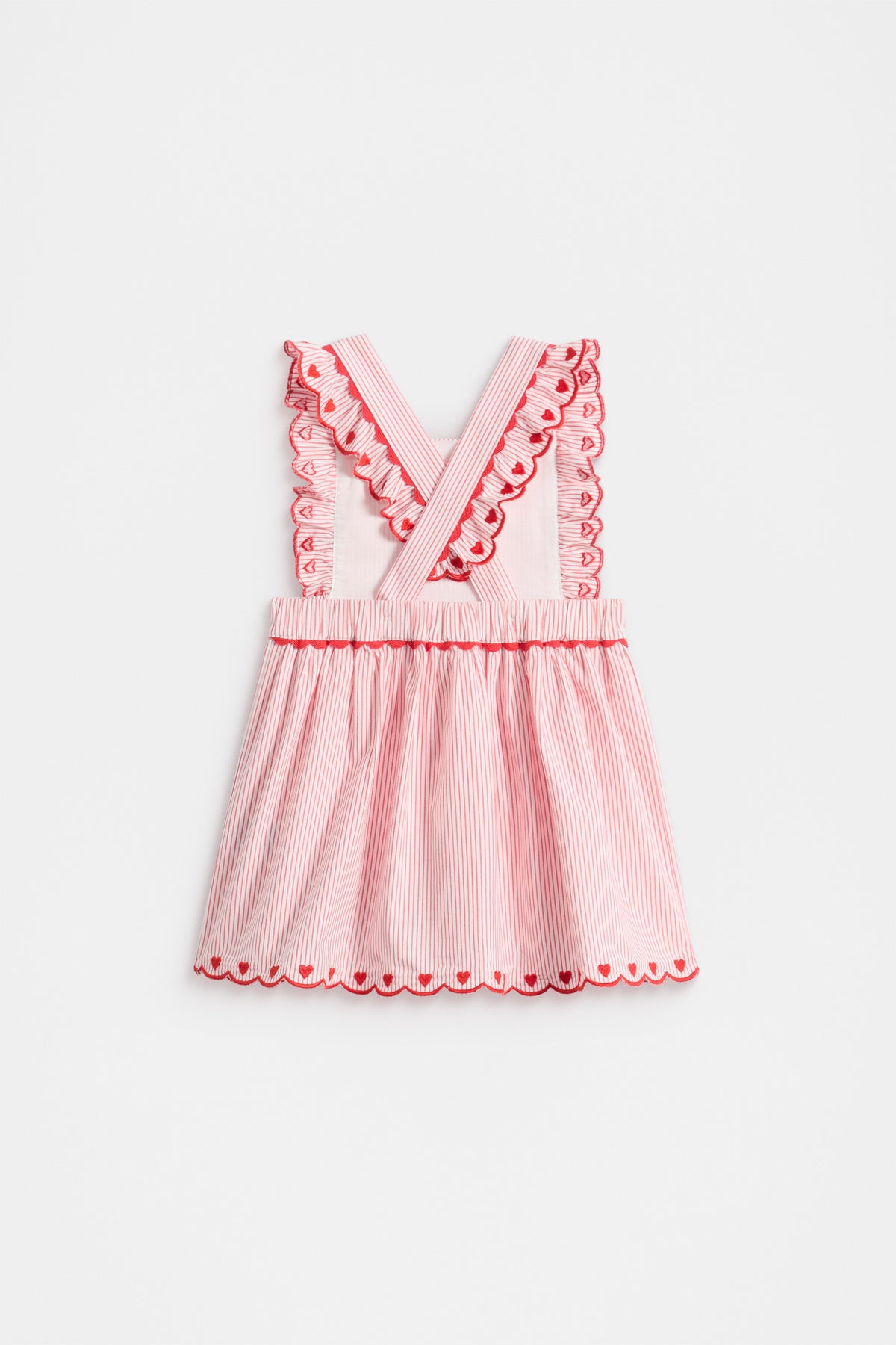 Stripe Scallop Dress