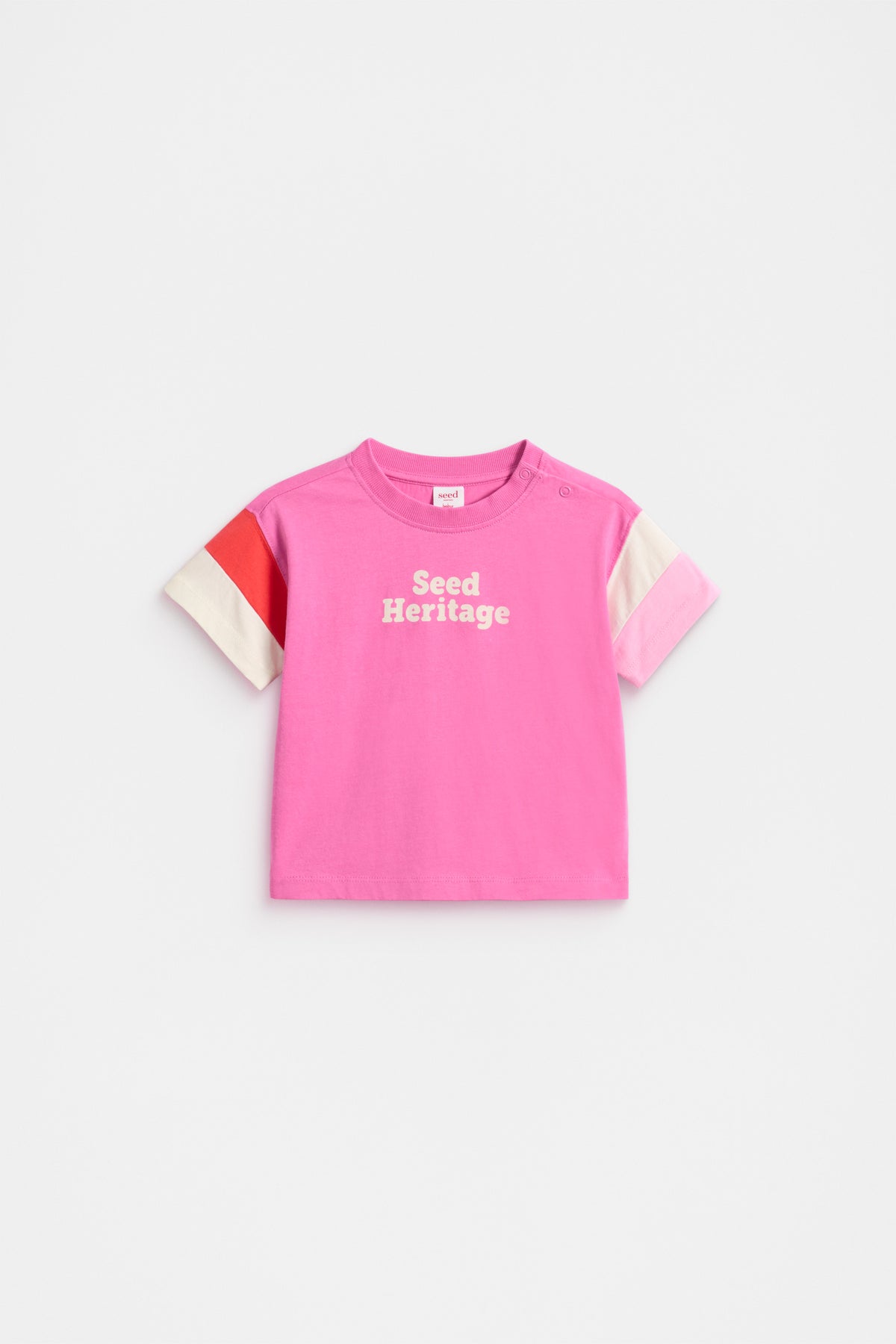 Panelled Retro Logo Tee