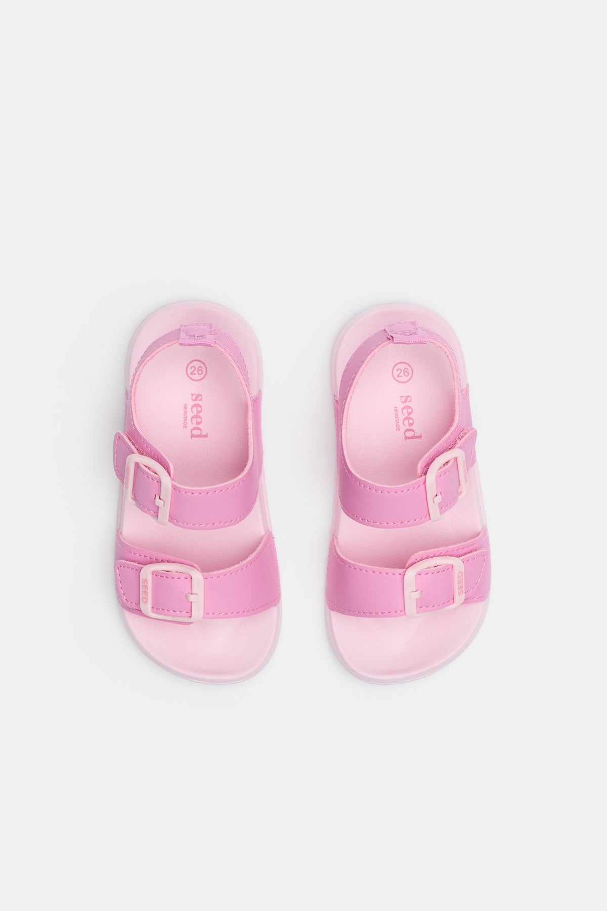 Colourblock Double Buckle Sandal
