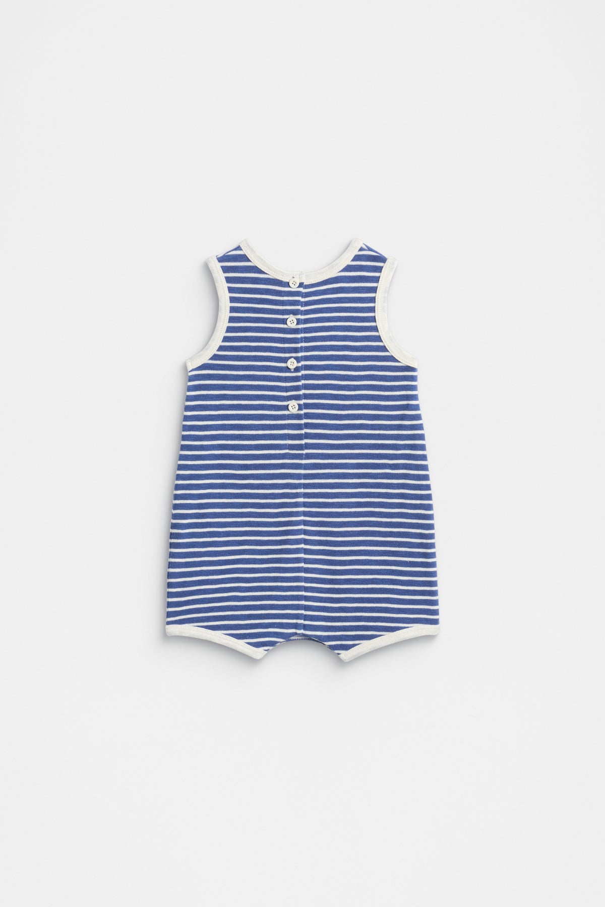 Stripe Textured Romper