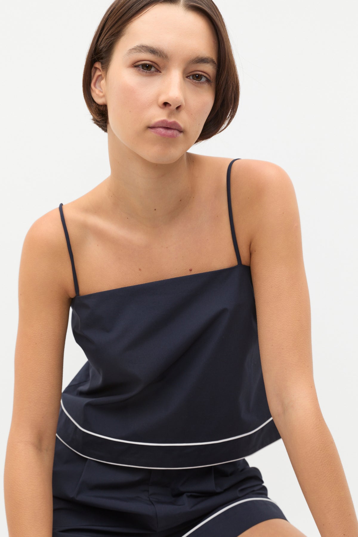 Poplin Contrast Cami