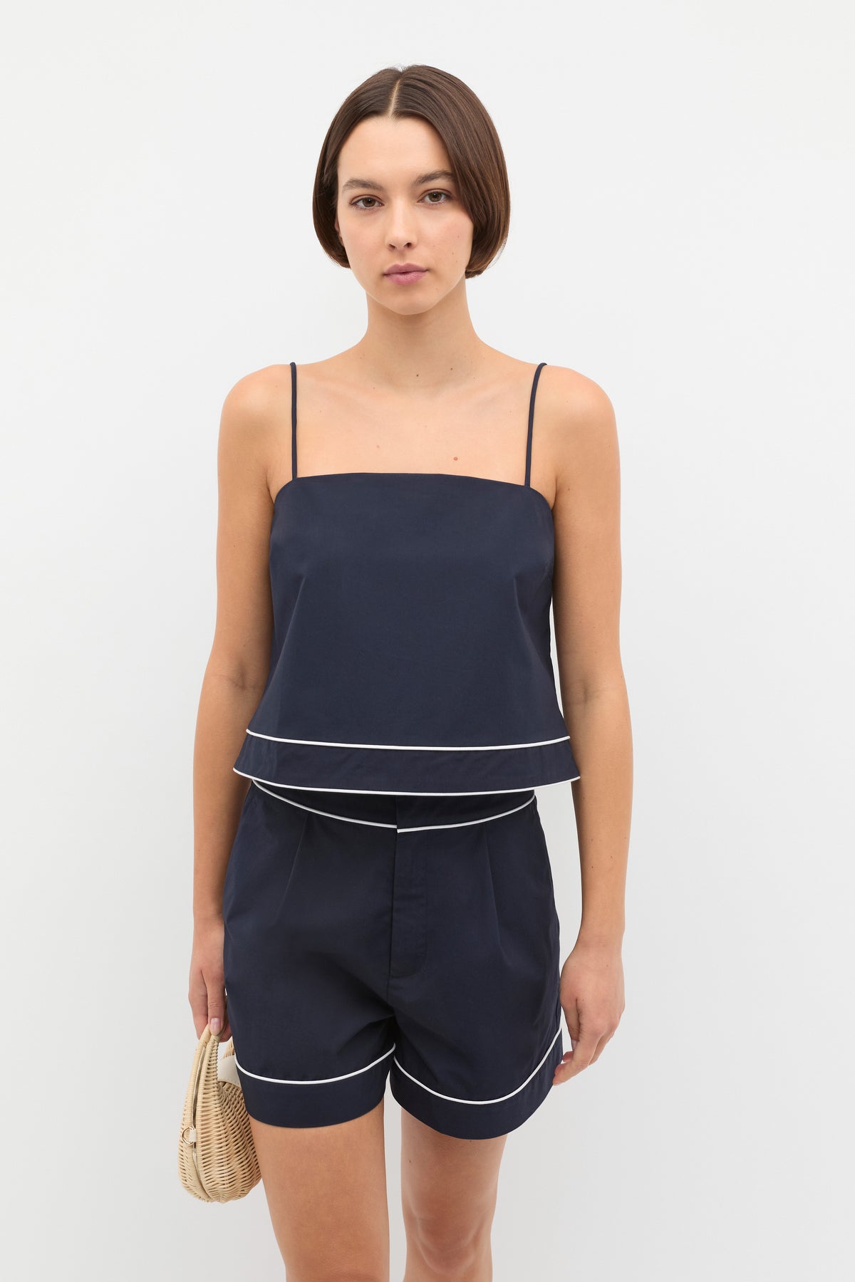 Poplin Contrast Cami