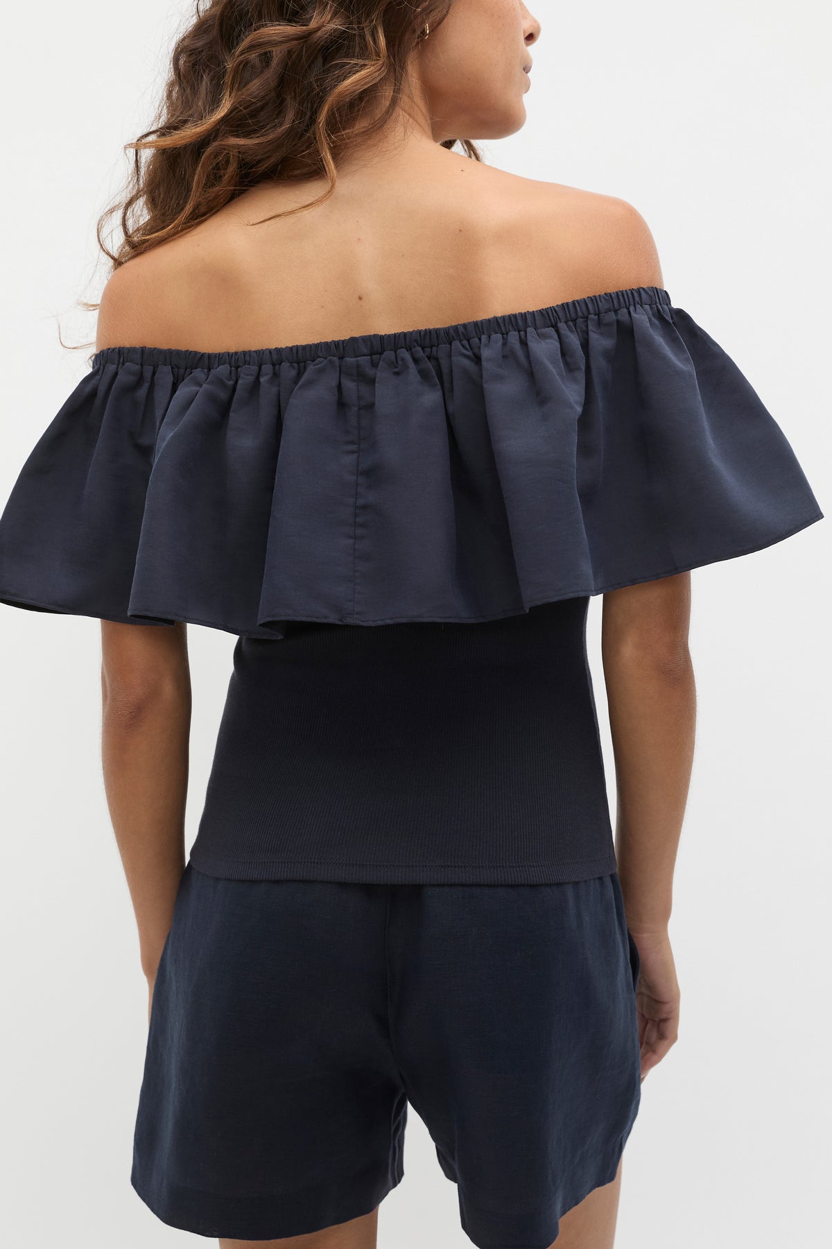 Off Shoulder Ruffle Top