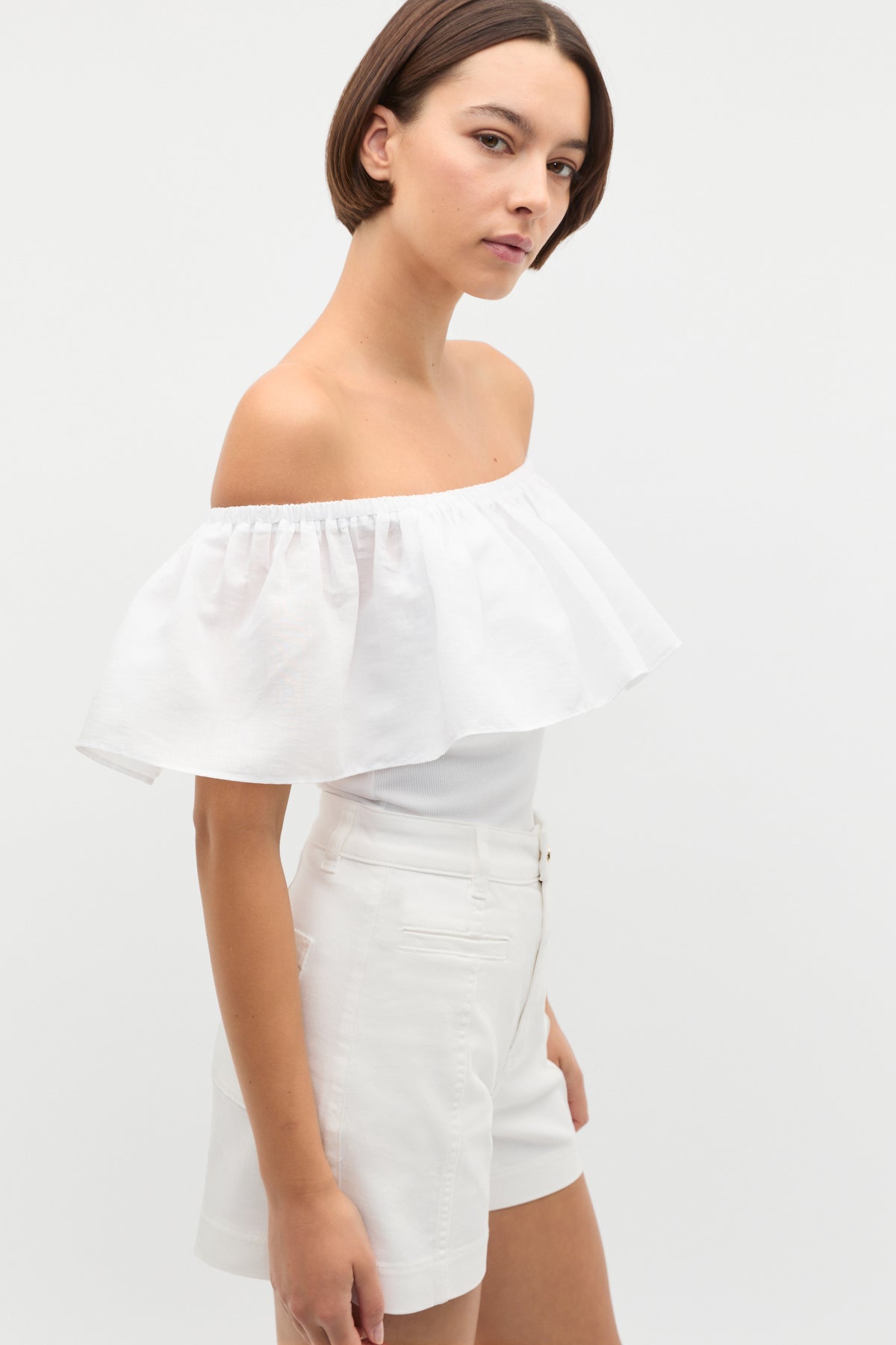 Off Shoulder Ruffle Top