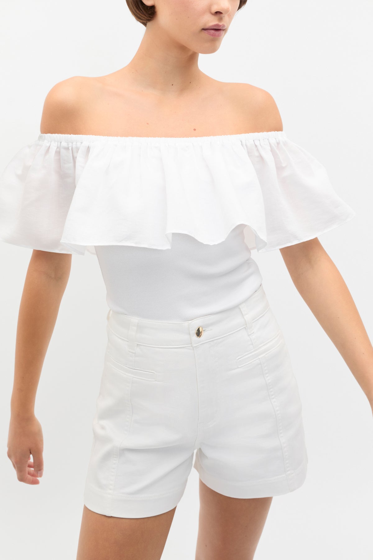 Off Shoulder Ruffle Top