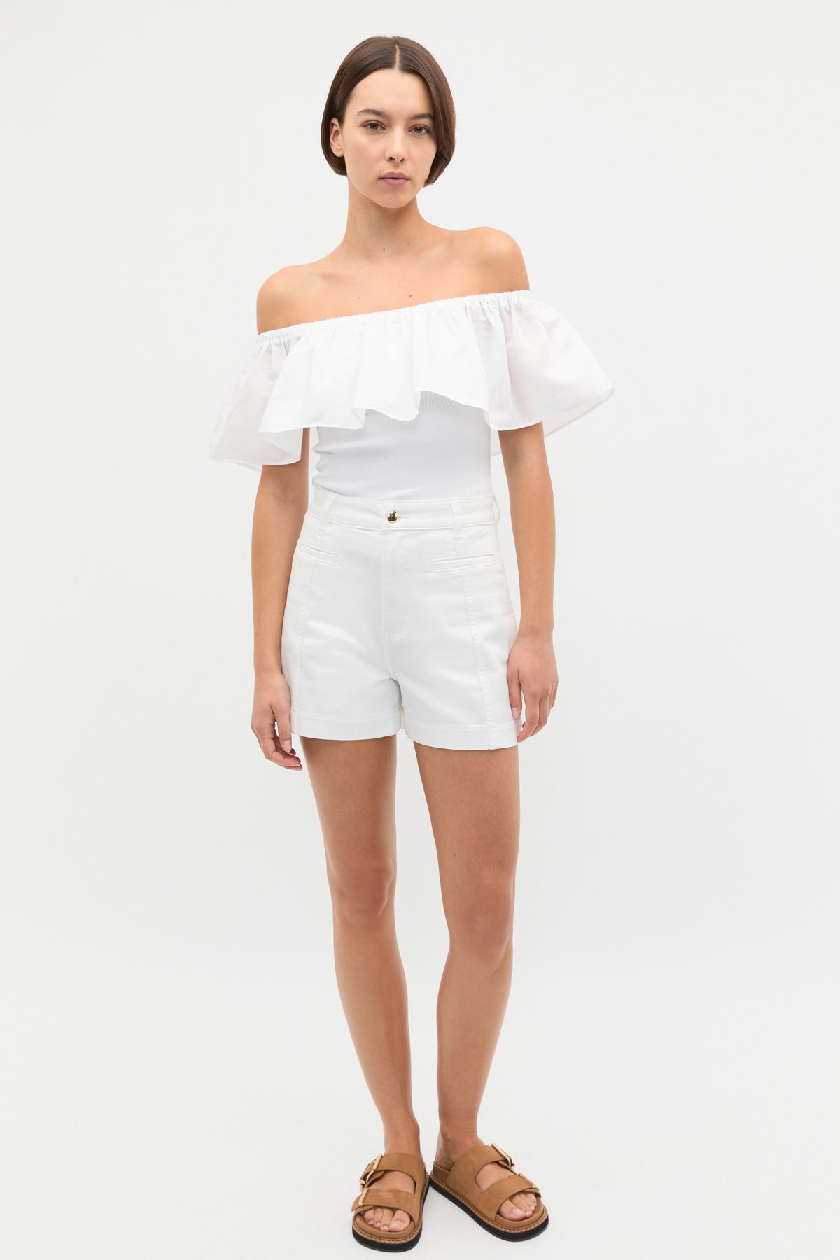 Off Shoulder Ruffle Top
