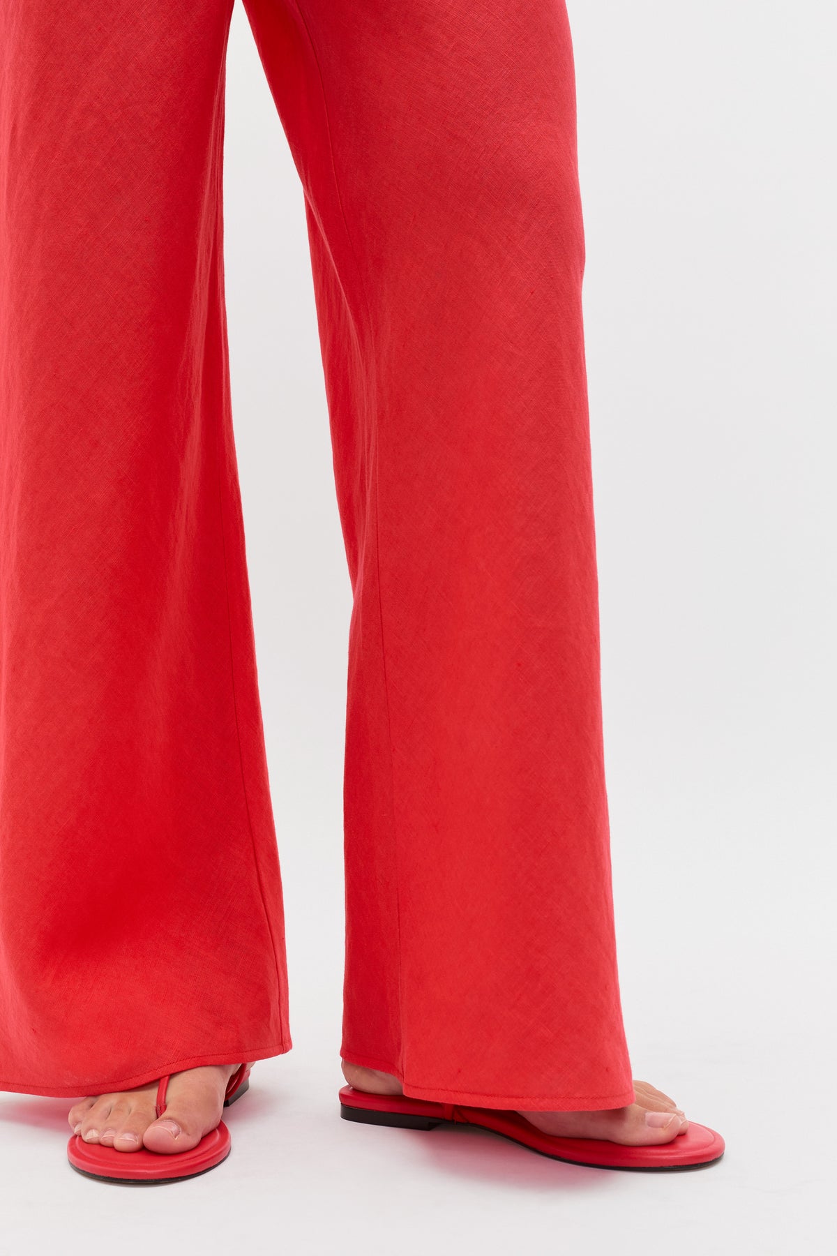 Core Linen Easy Wide Leg Pant