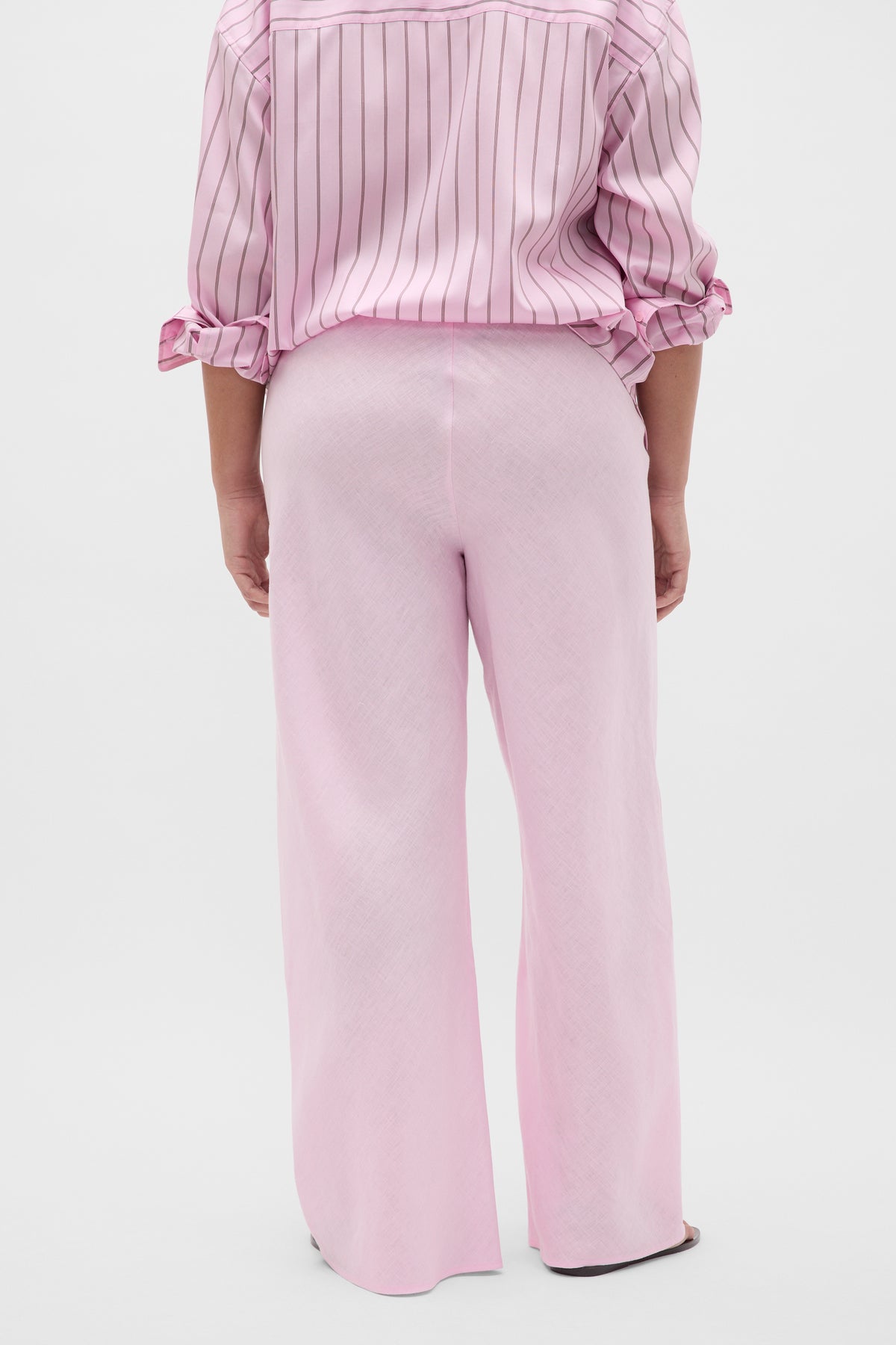 Core Linen Easy Wide Leg Pant