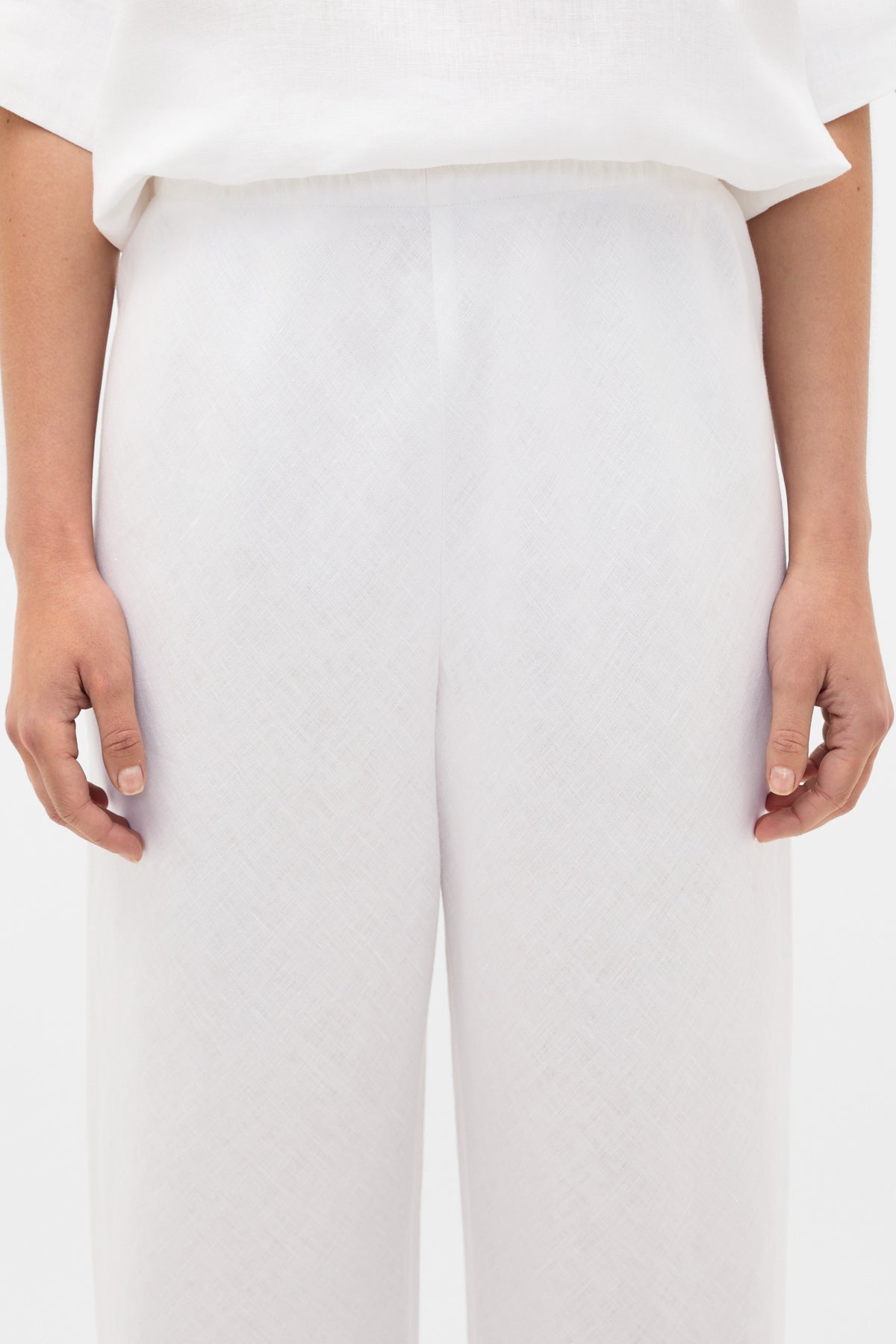 Core Linen Easy Wide Leg Pant