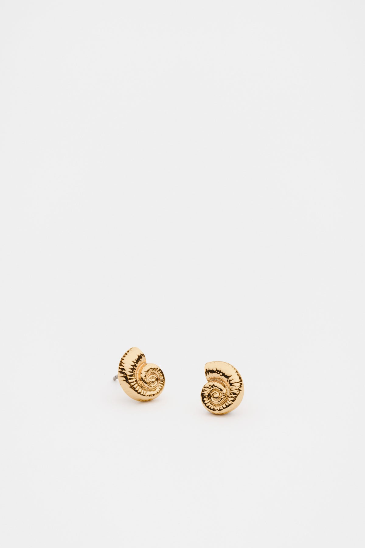 Spiral Shell Mini Stud