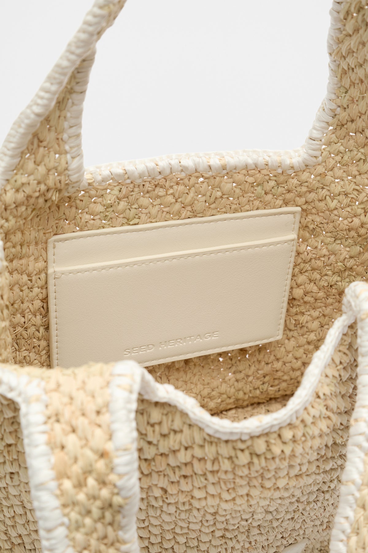 Square Raffia Tote