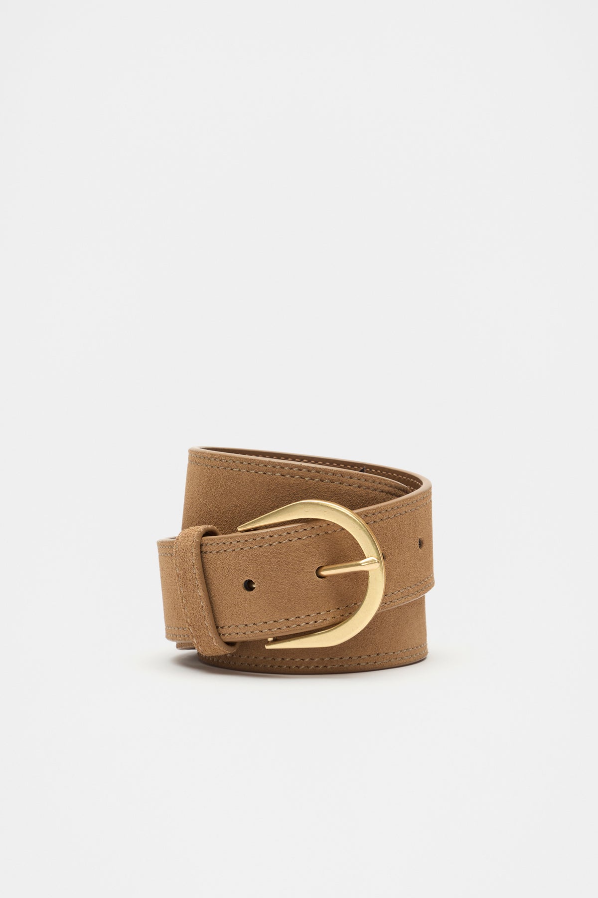 Jessie Topstitch Waist Belt