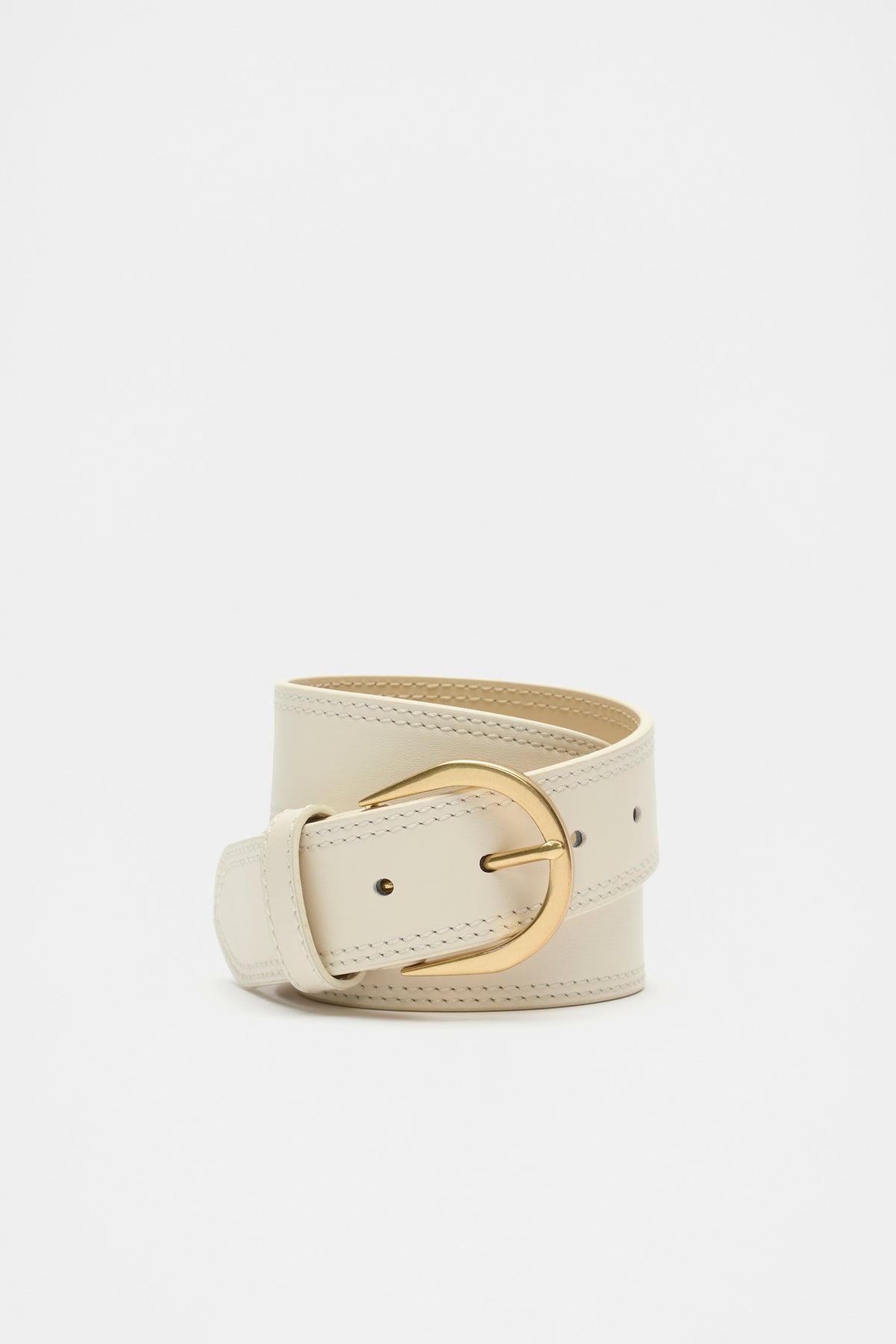 Jessie Topstitch Waist Belt