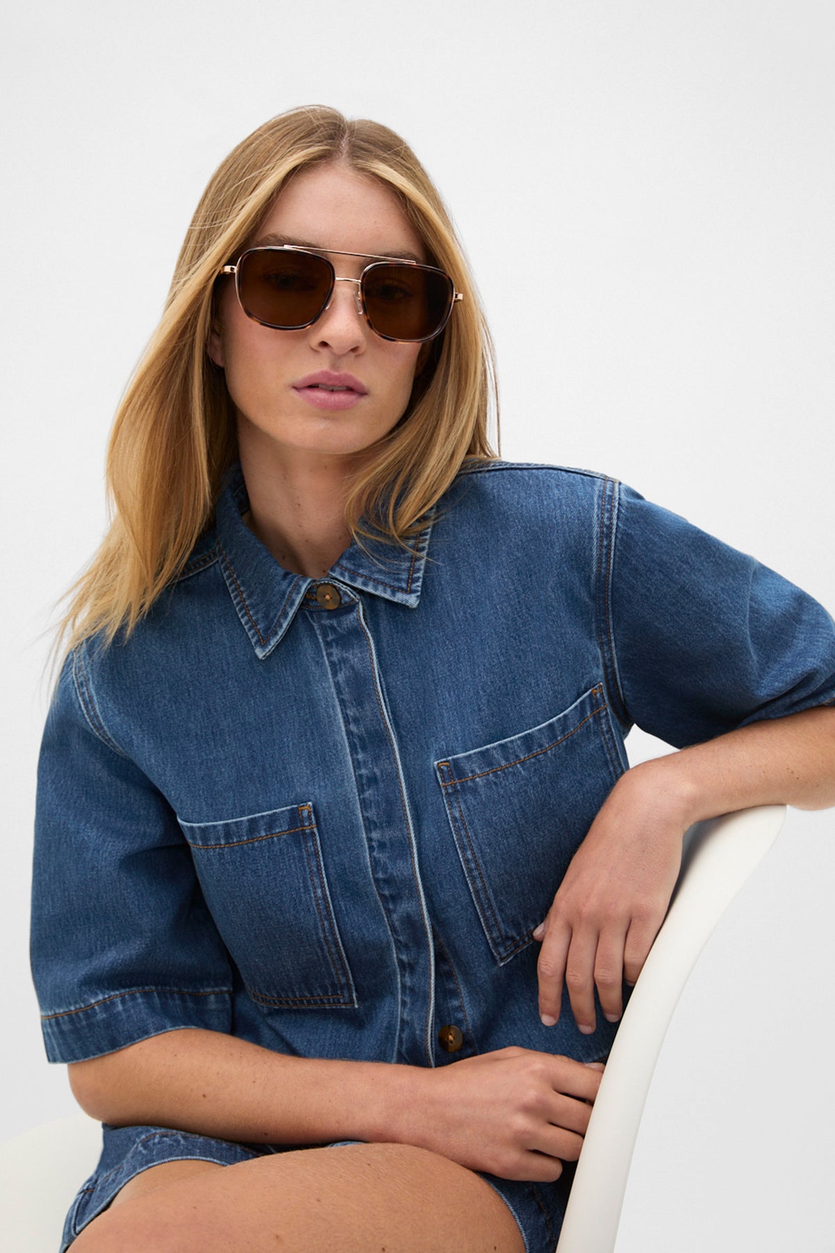 Marcia Aviator Sunglasses