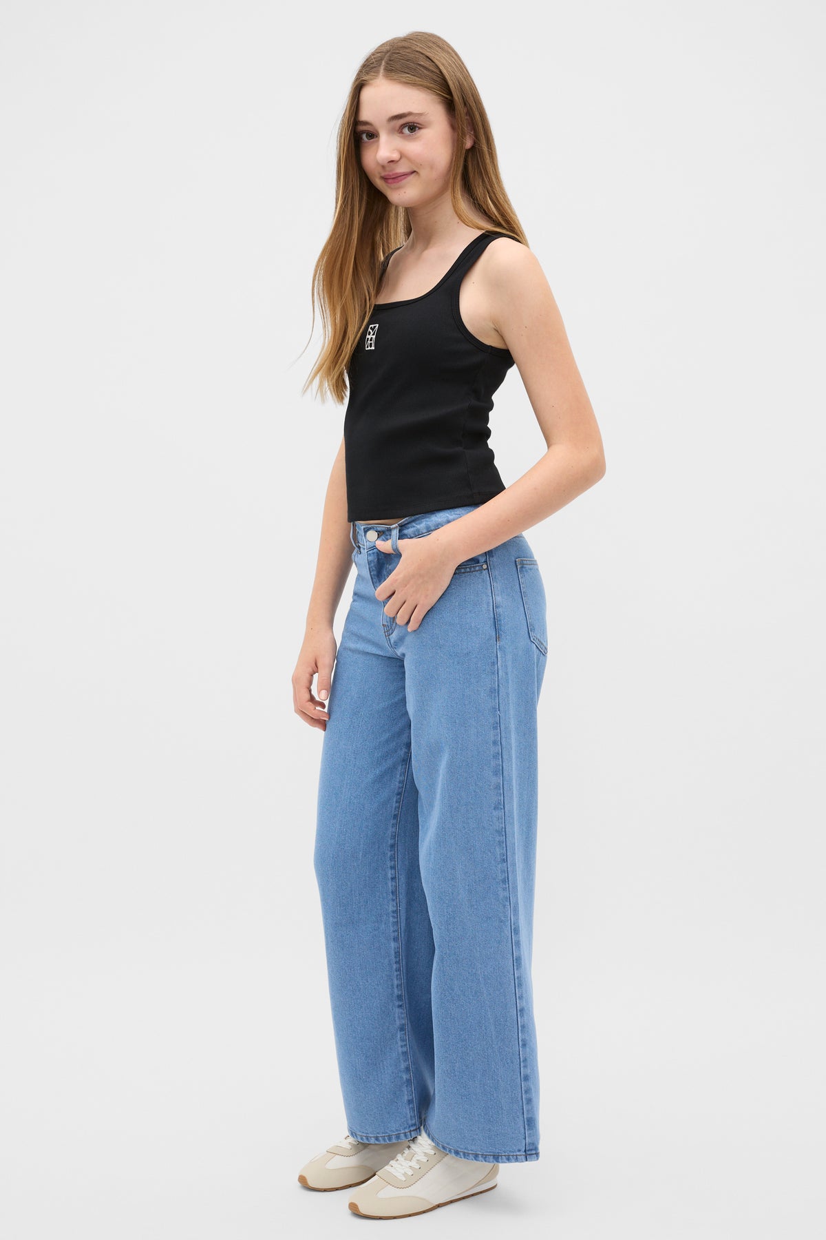 Square Neck Logo Tank