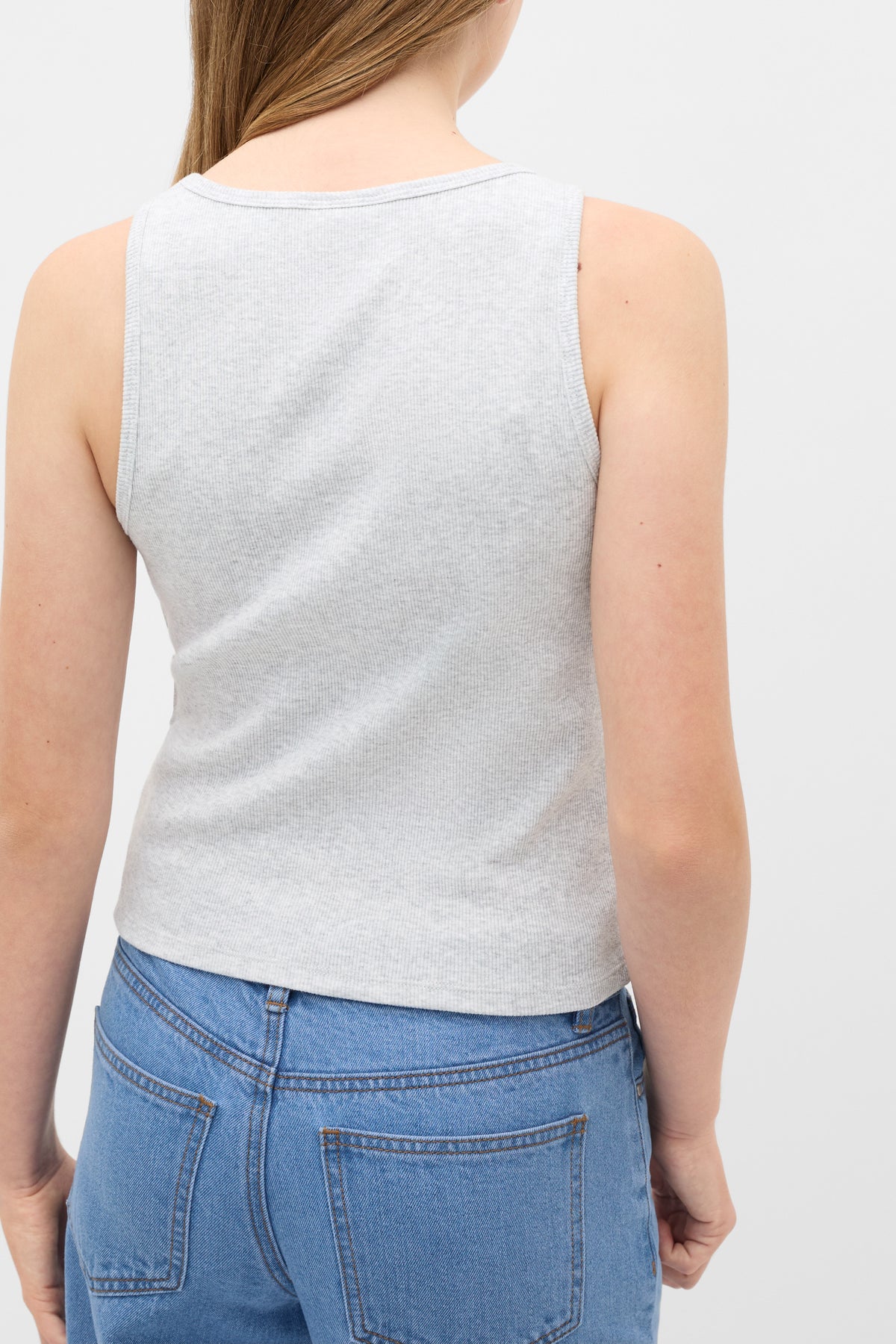 Square Neck Logo Tank