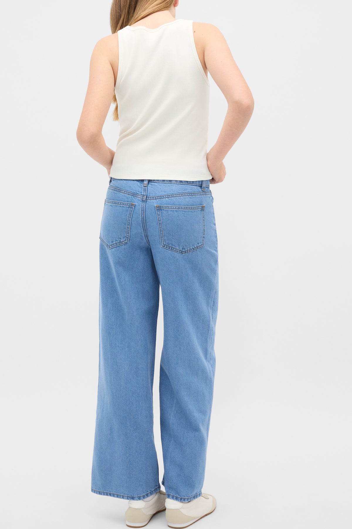 Square Neck Logo Tank