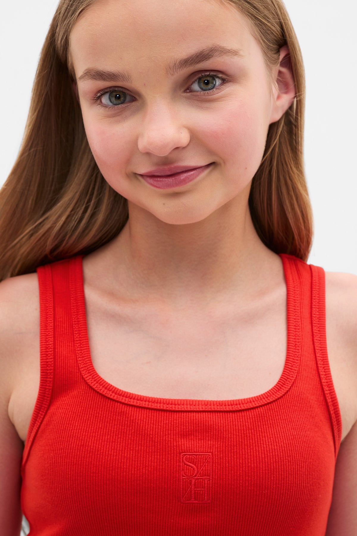 Square Neck Logo Tank