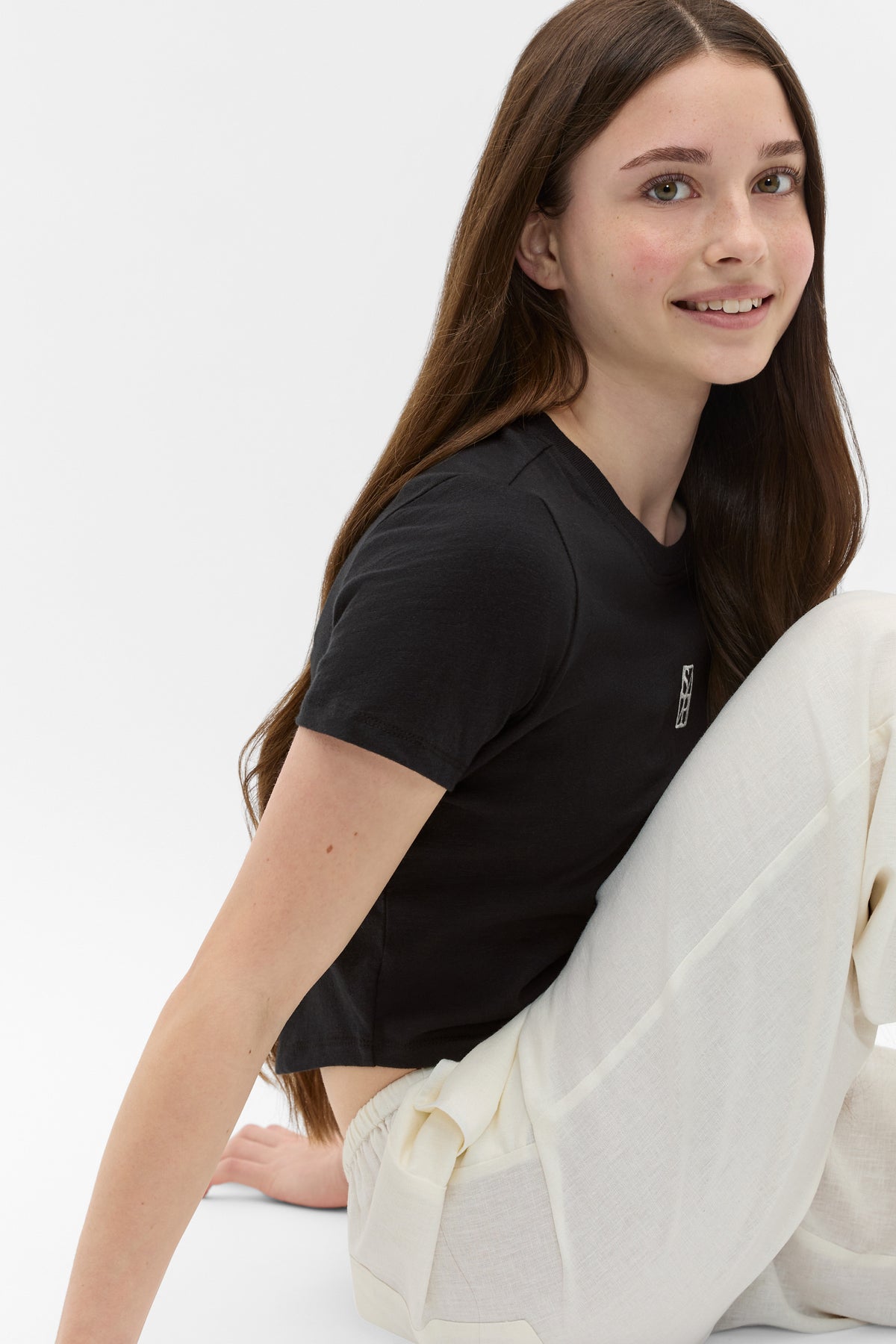 Crew Neck Logo Tee