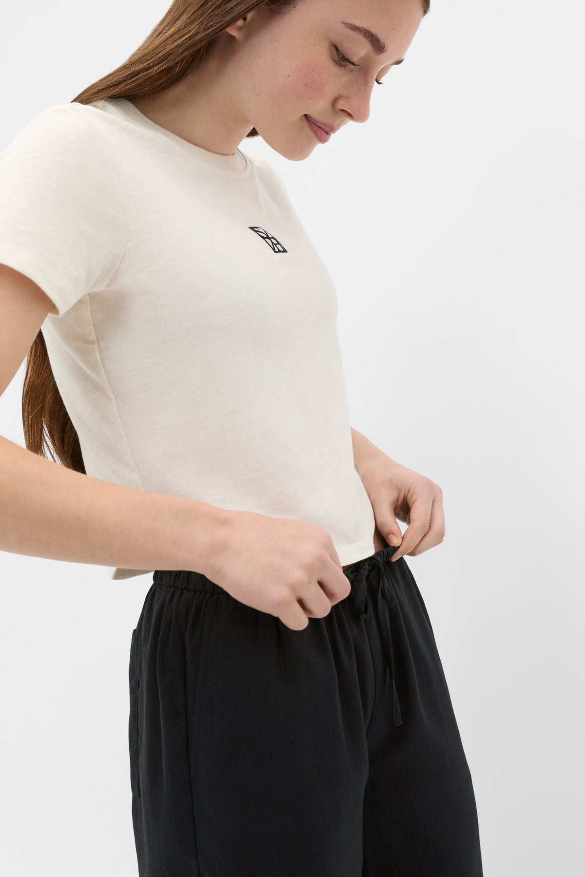 Crew Neck Logo Tee