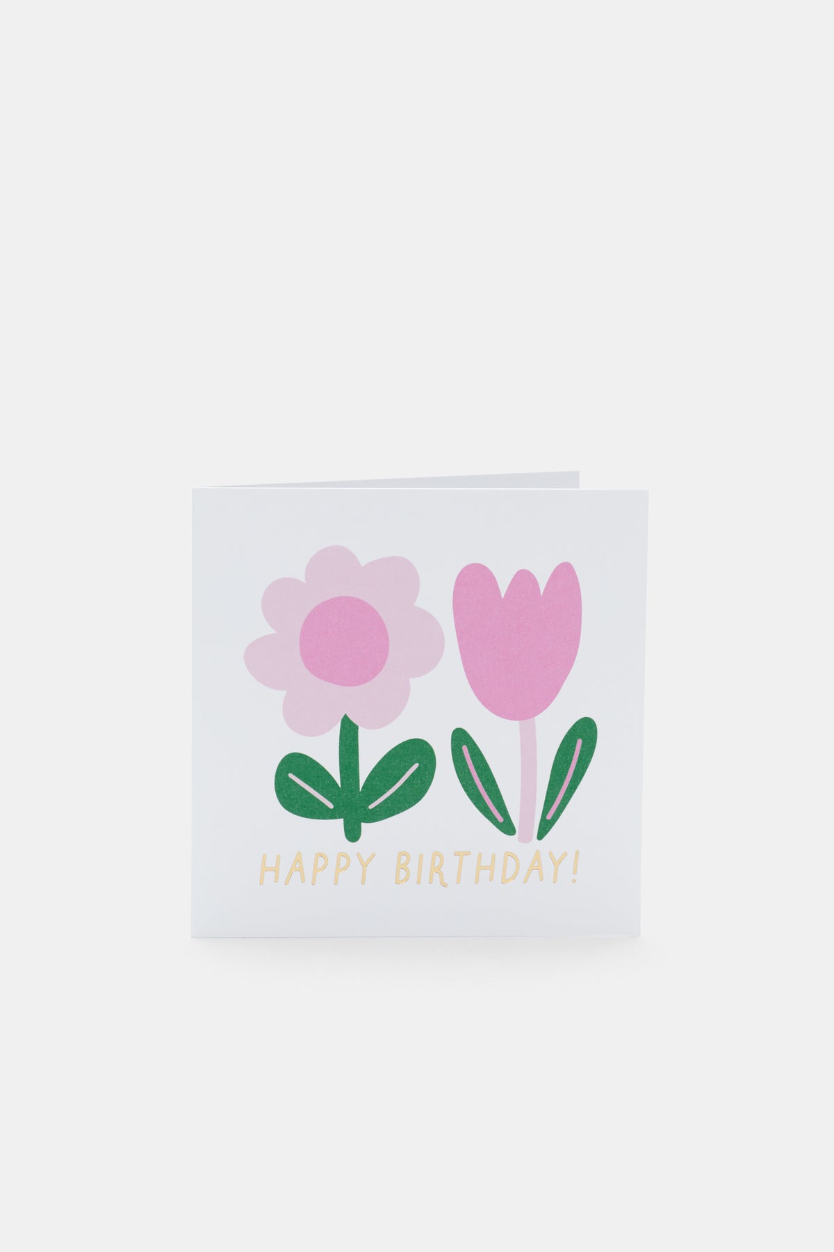 Flower Happy Birthday Card