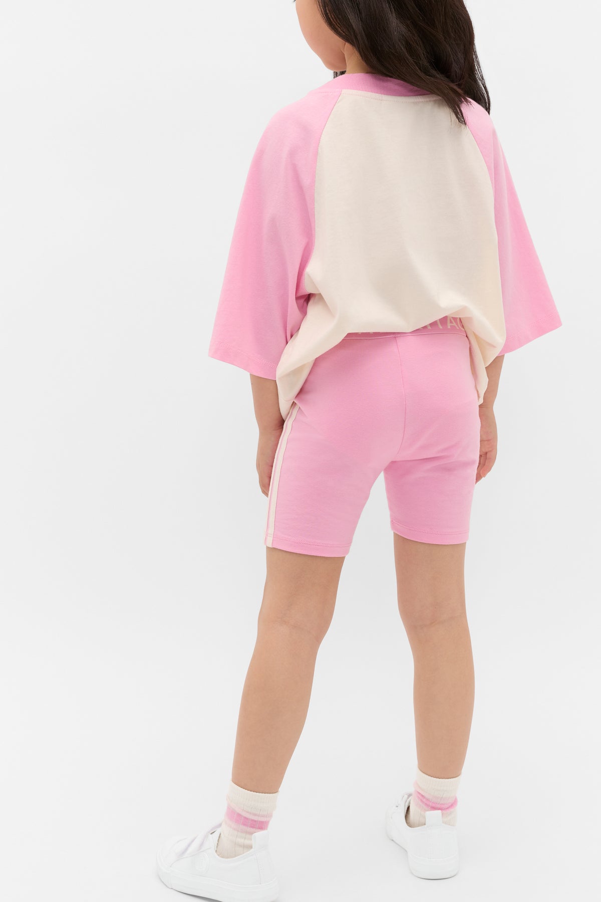 Striped Logo Bike Short