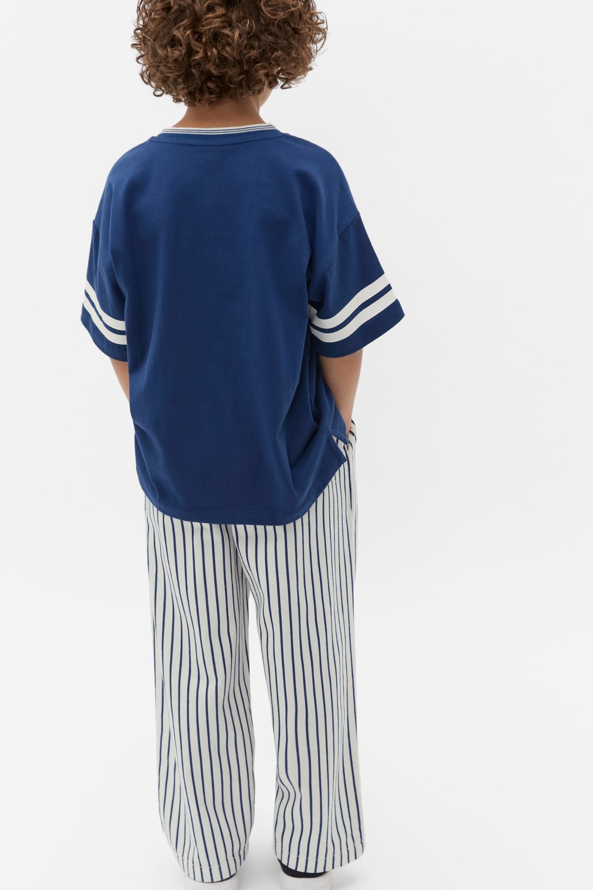 Sports Stripe Logo Tee