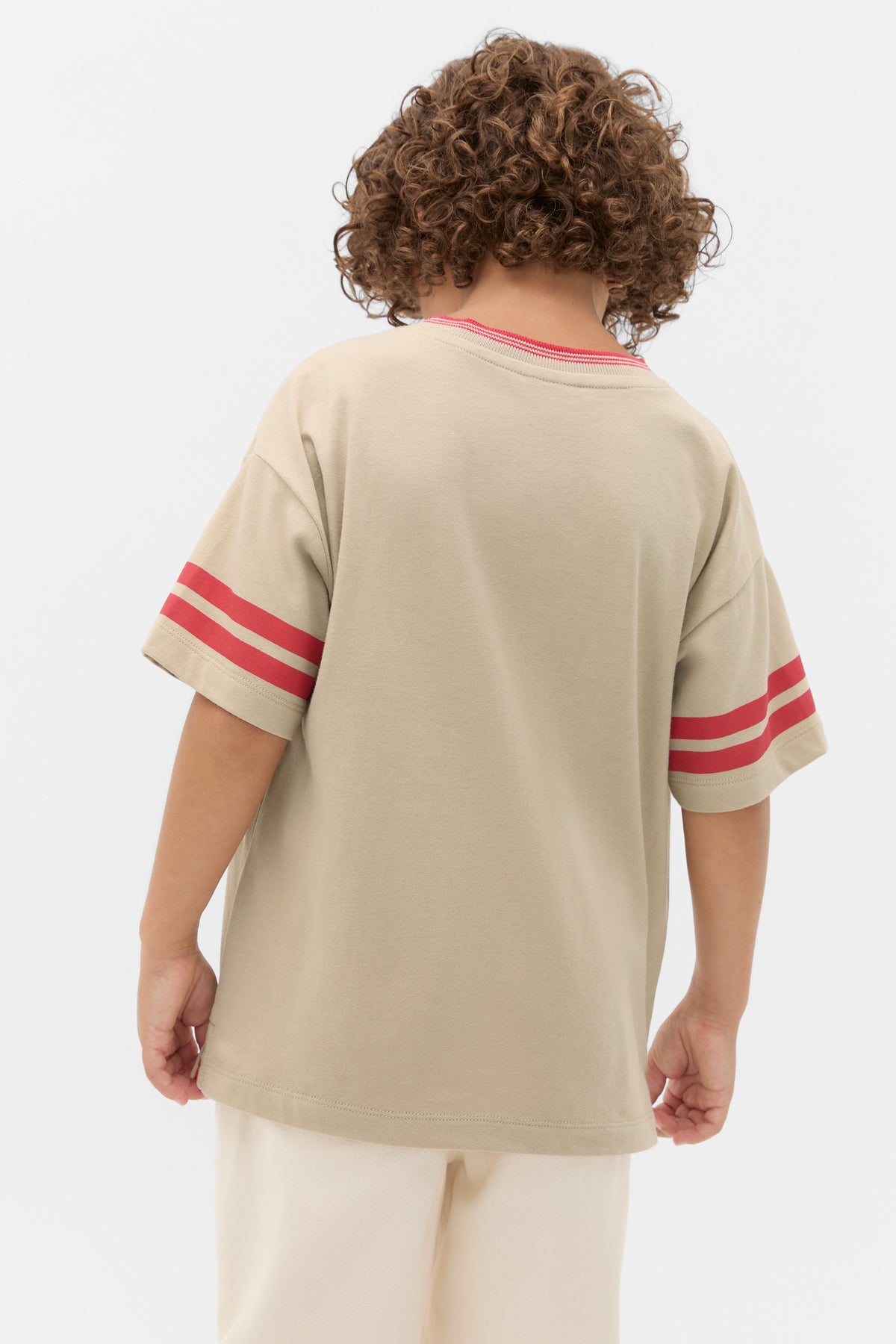 Sports Stripe Logo Tee