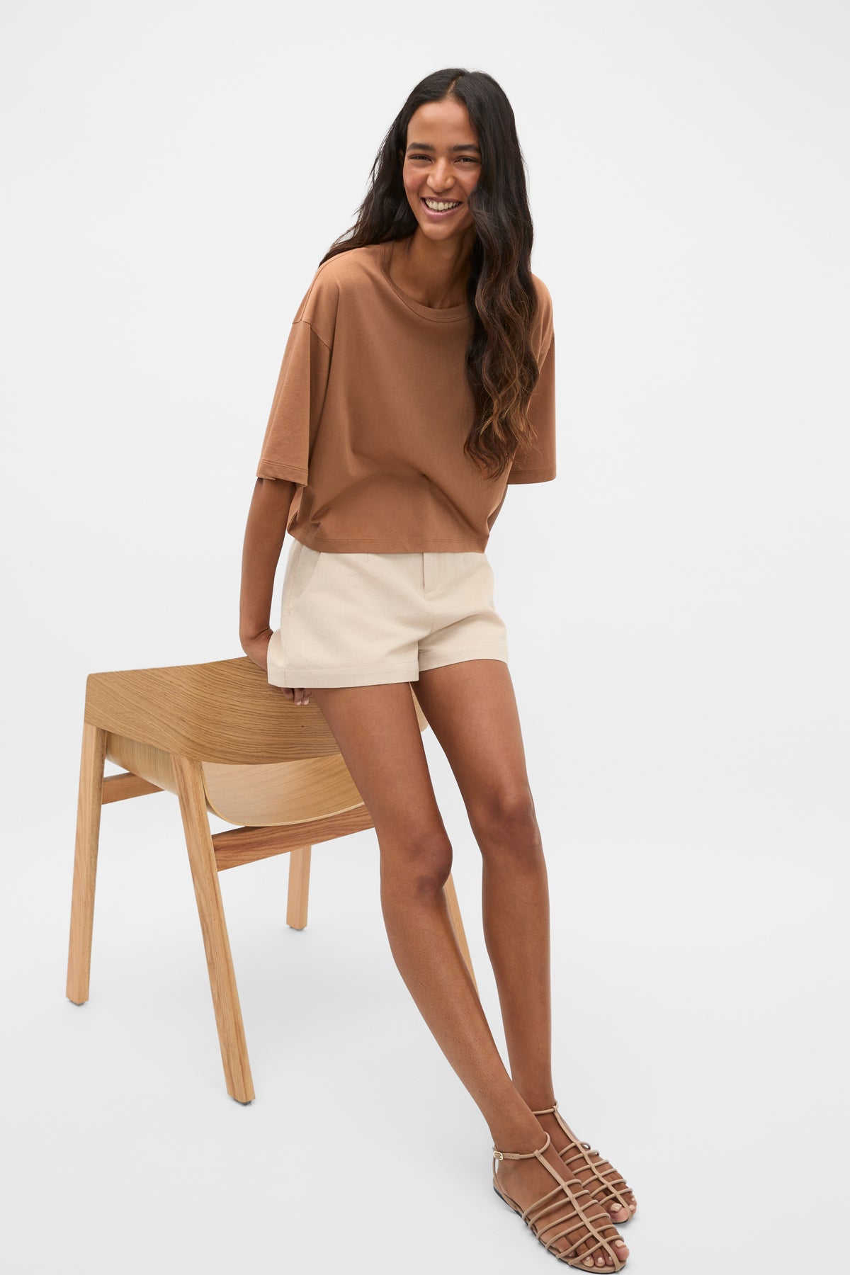 Boxy Draped Tee