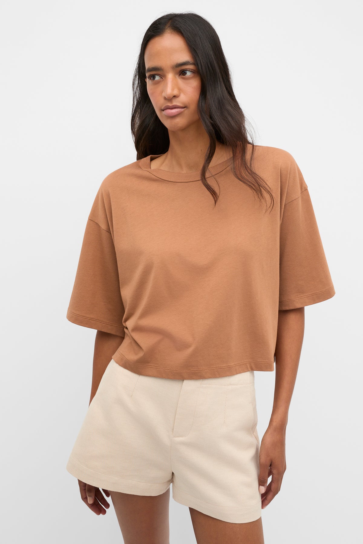 Boxy Draped Tee