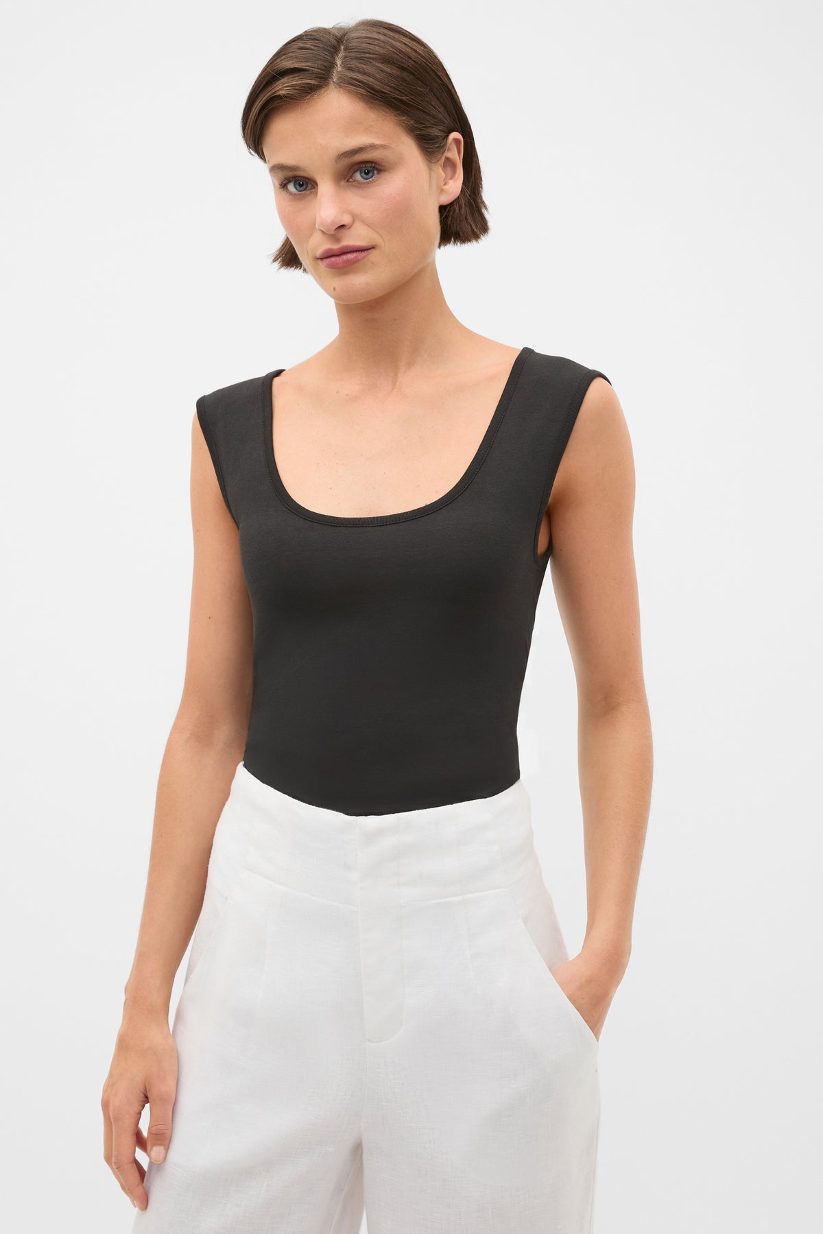 Boat Neck 90s Top