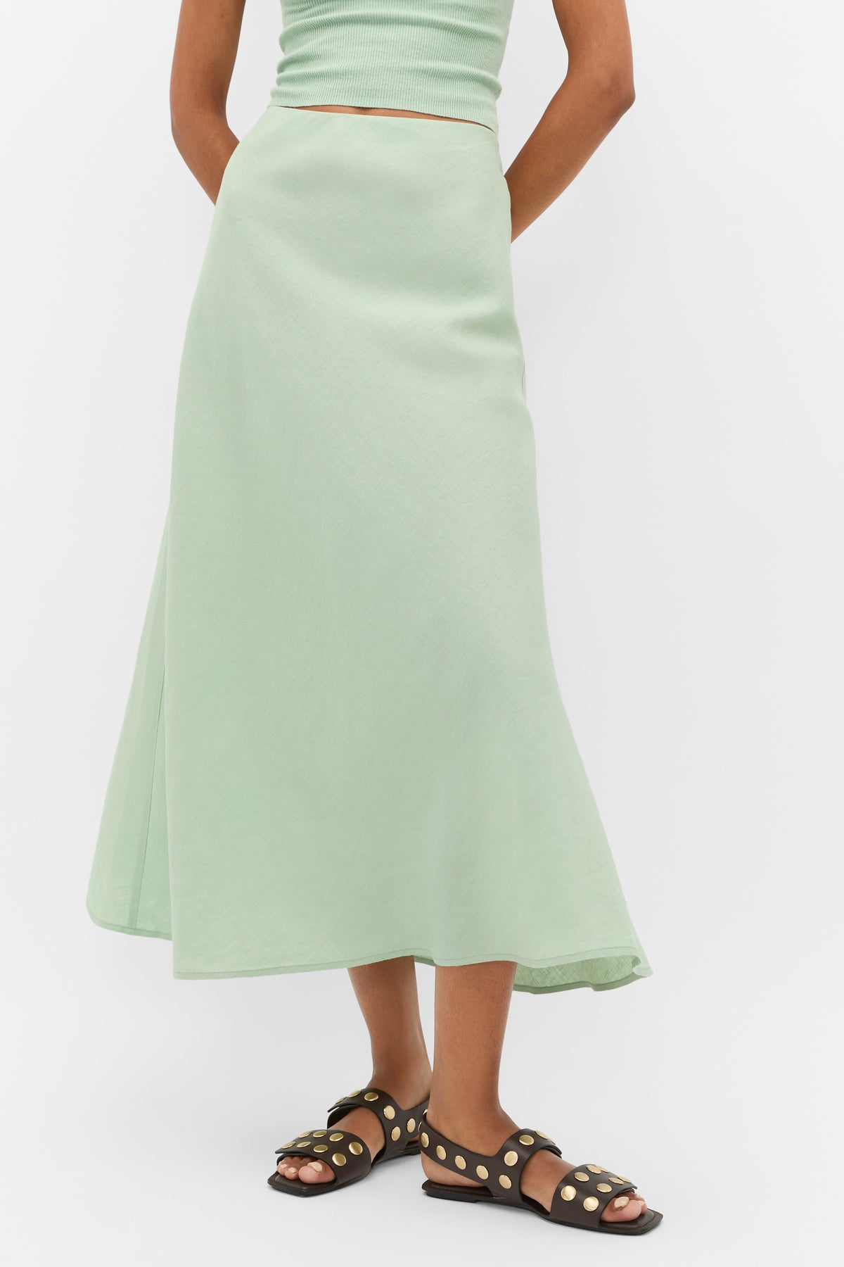 Linen Minimalist Skirt