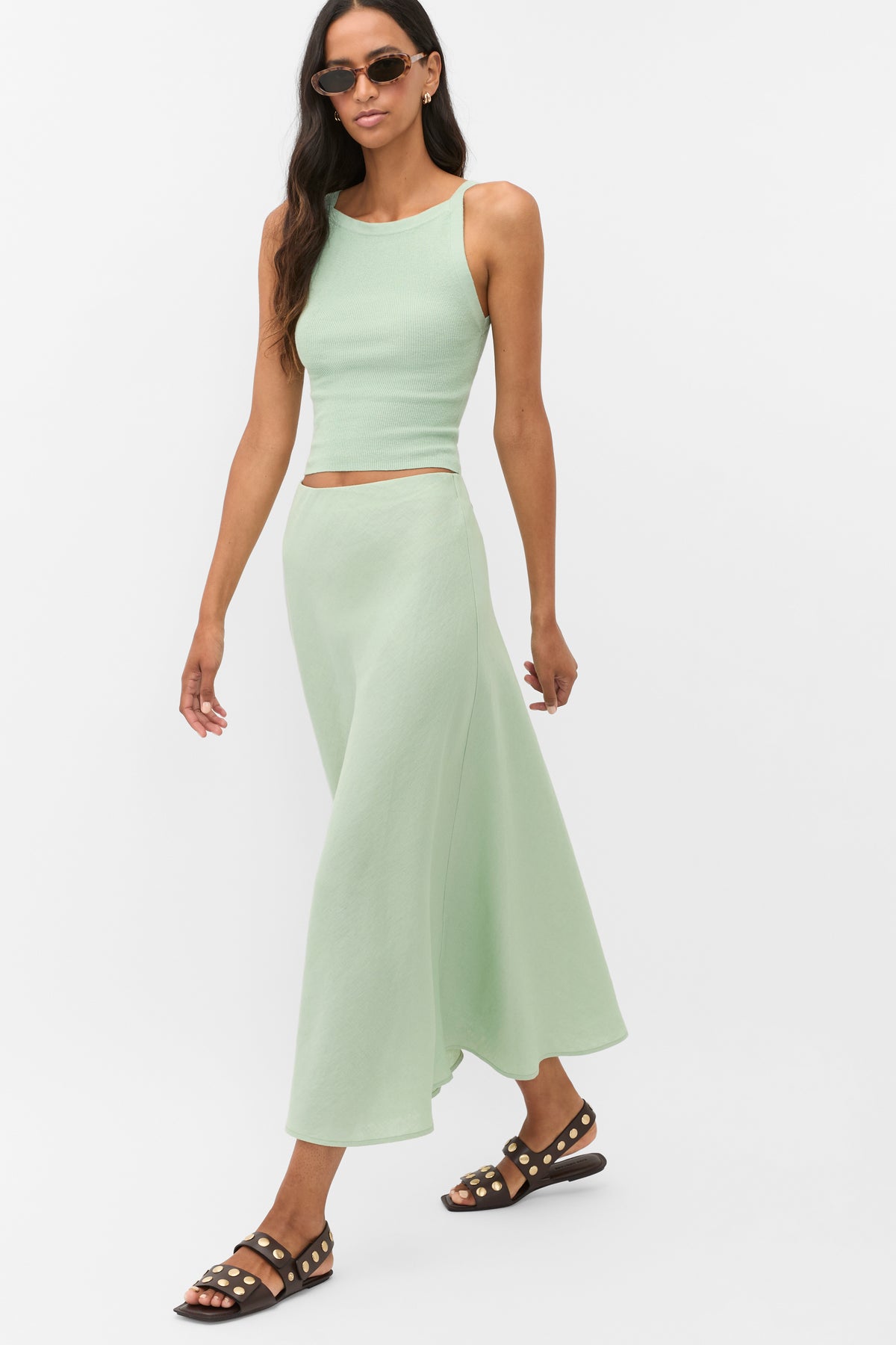 Linen Minimalist Skirt
