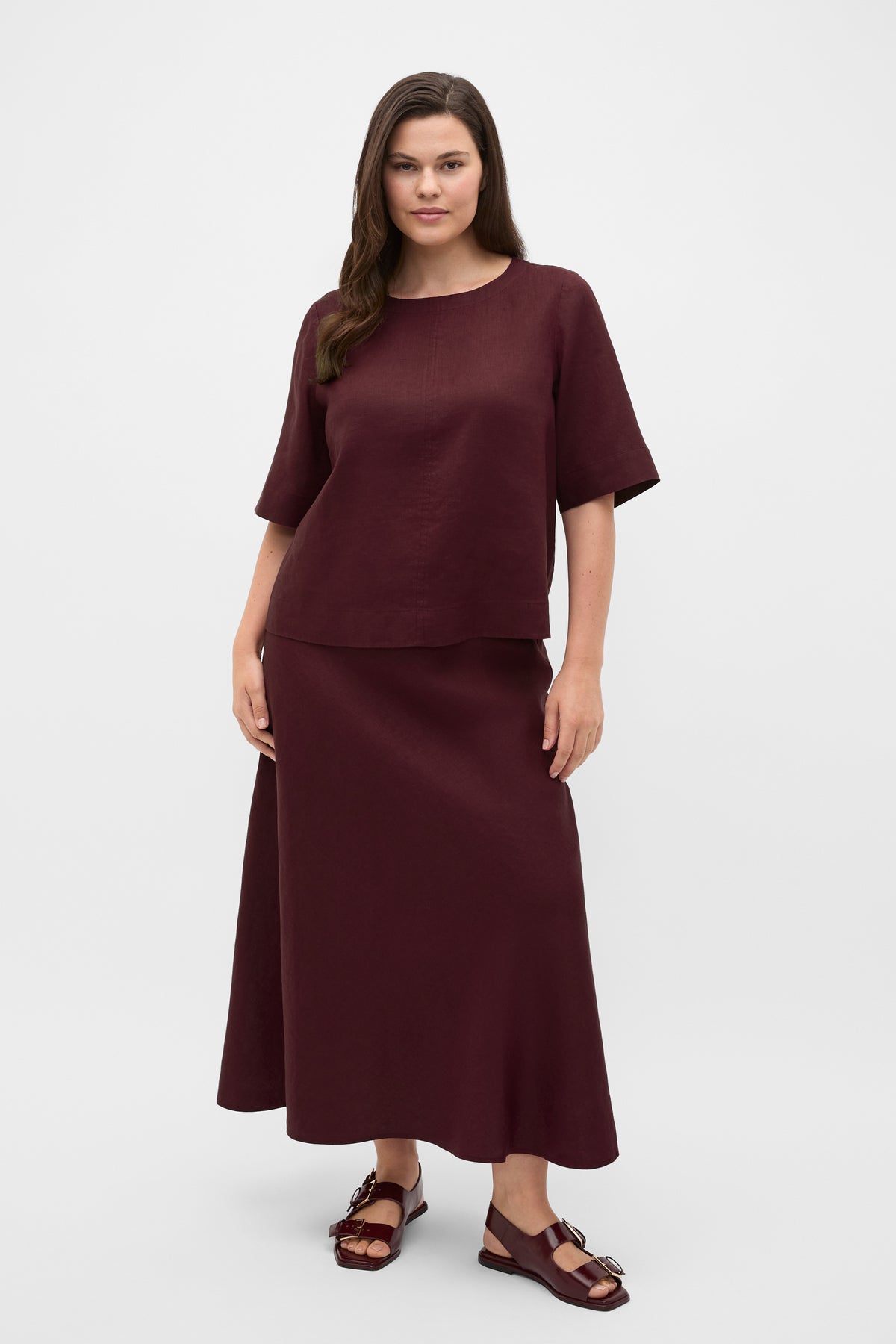 Linen Minimalist Skirt