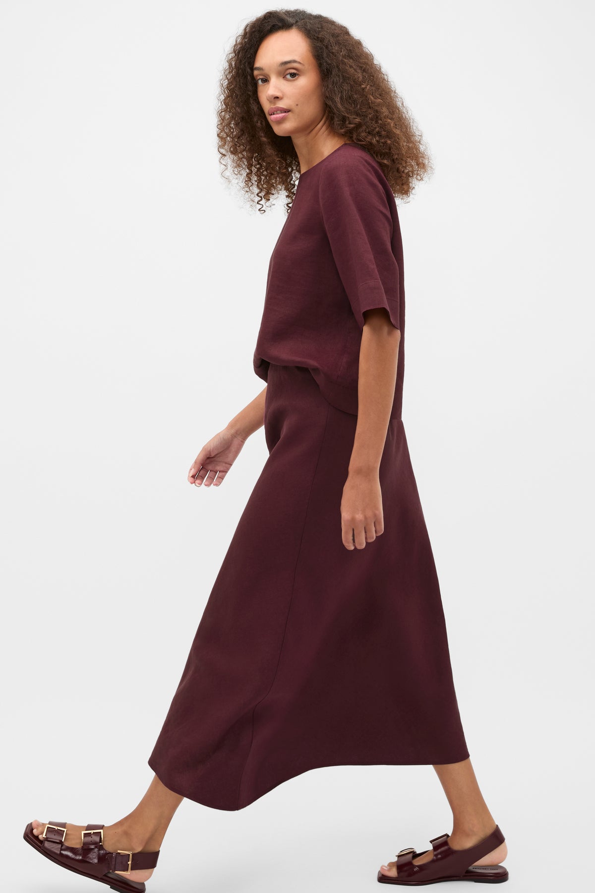 Linen Minimalist Skirt