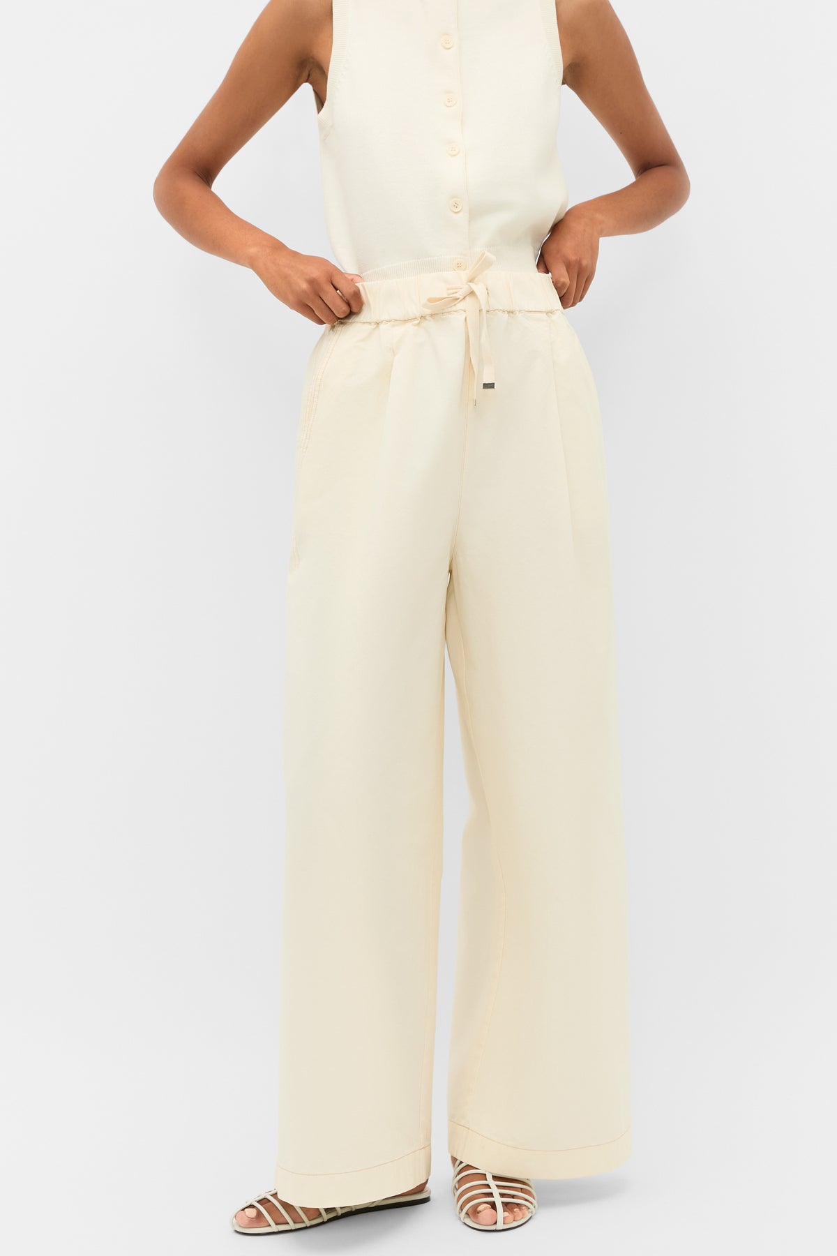Contrast Stitch Pant
