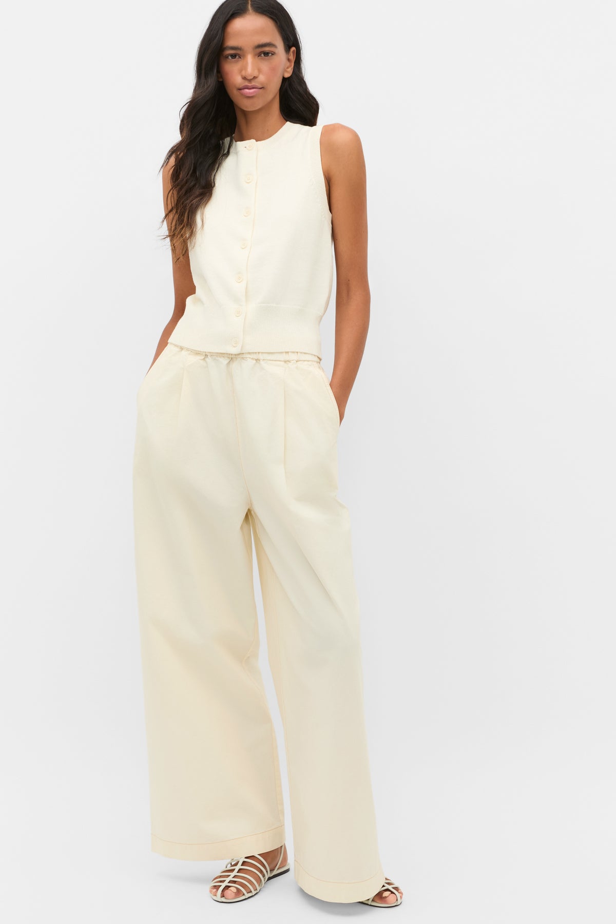 Contrast Stitch Pant