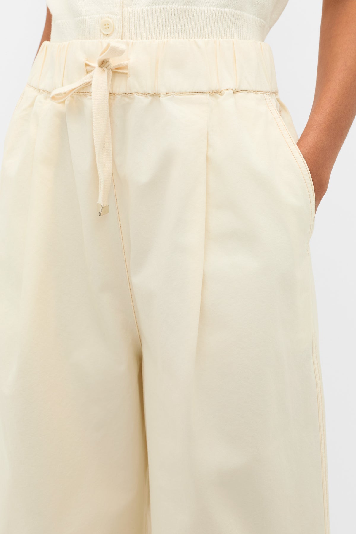 Contrast Stitch Pant