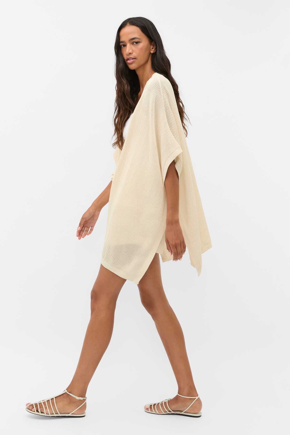 Open Weave Poncho