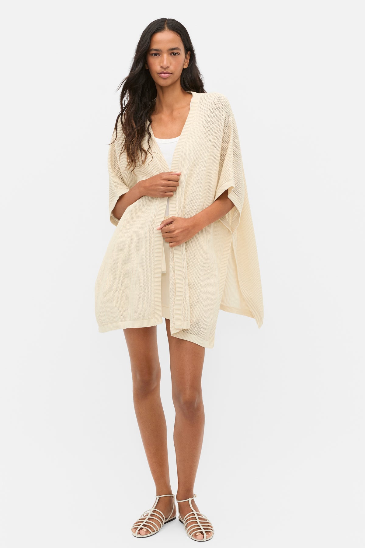 Open Weave Poncho