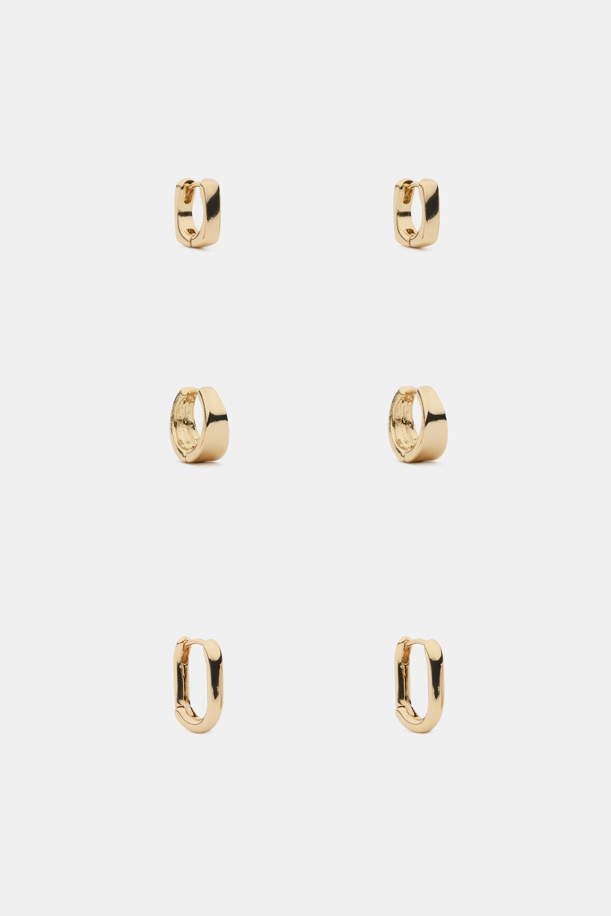 Rounded Earring Set