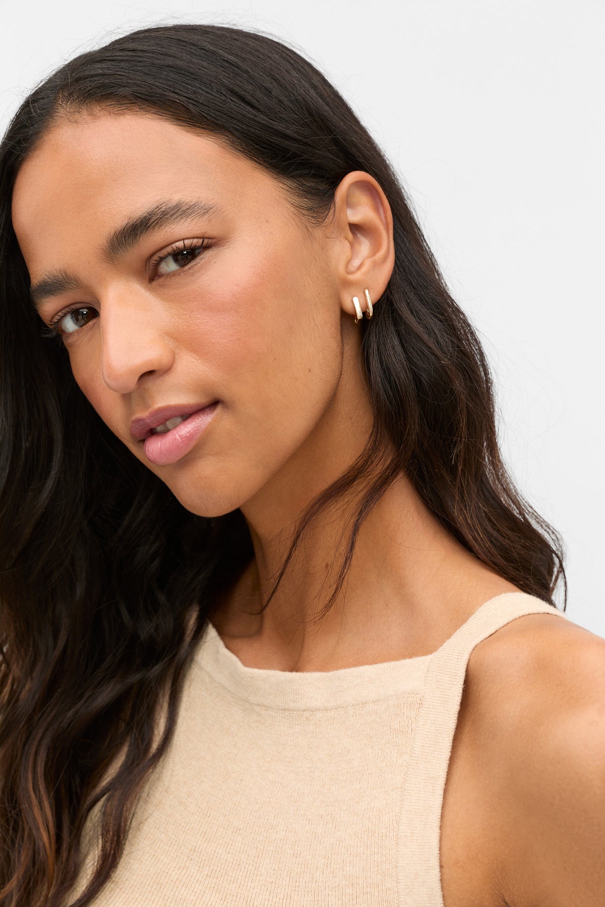 Rounded Earring Set