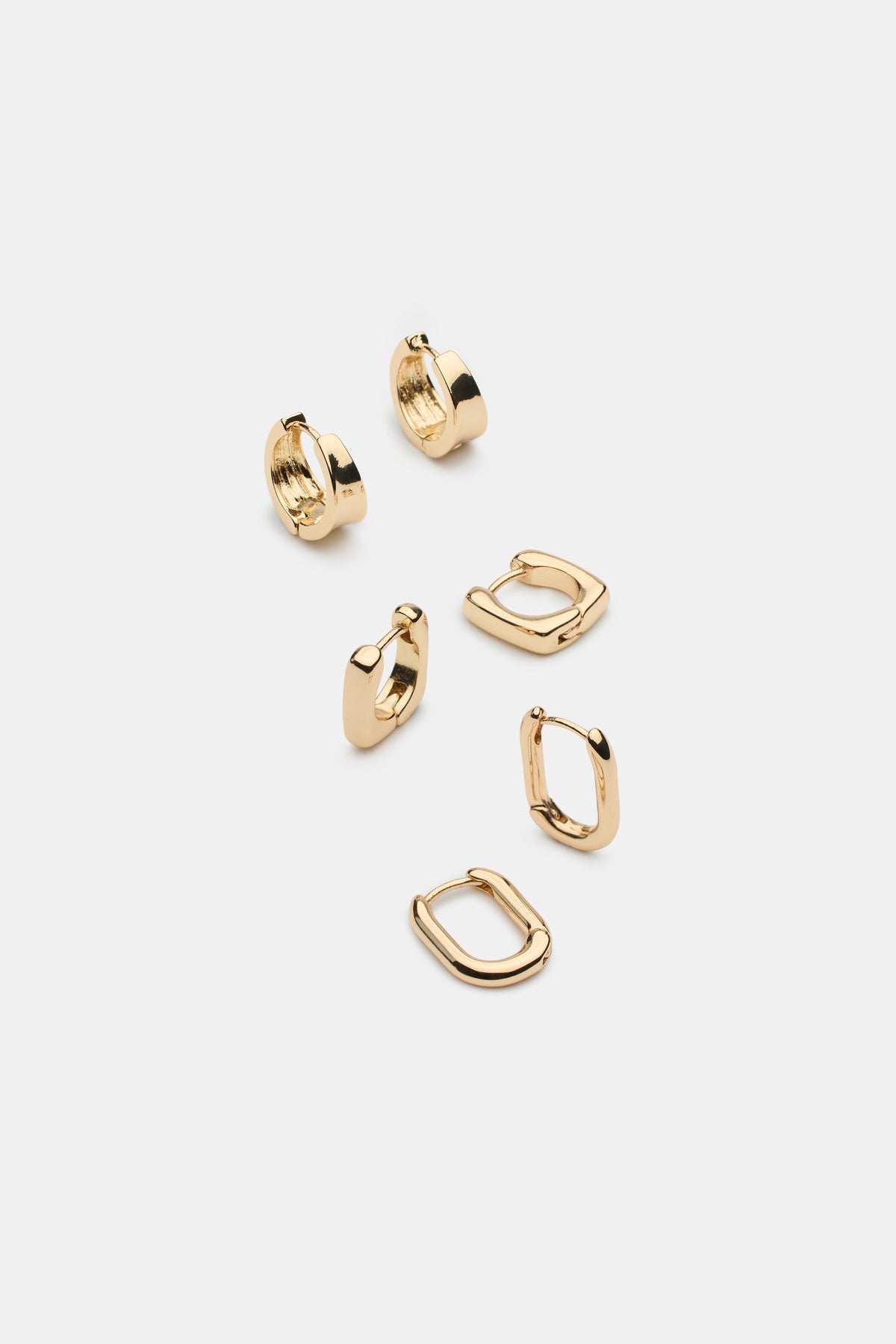 Rounded Earring Set