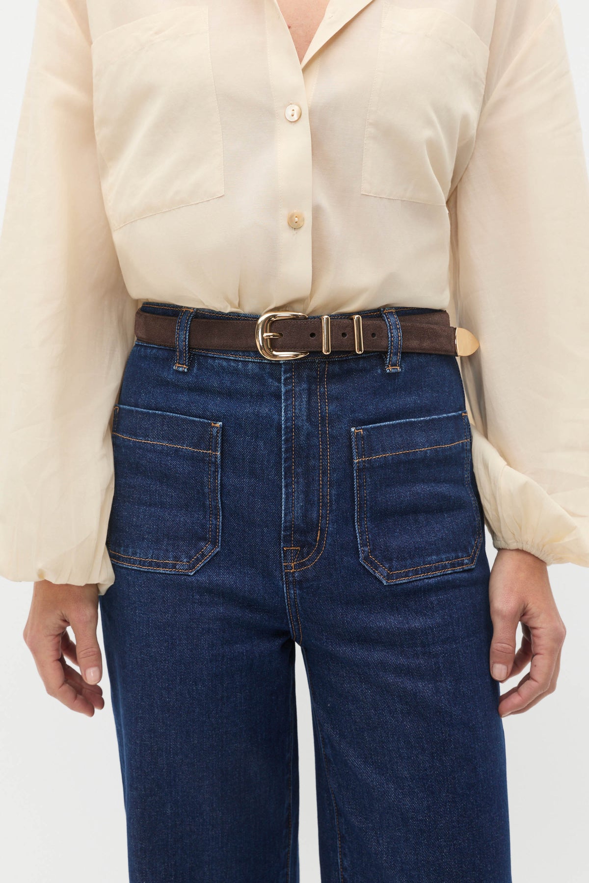 Hallie Metal Keeper Belt