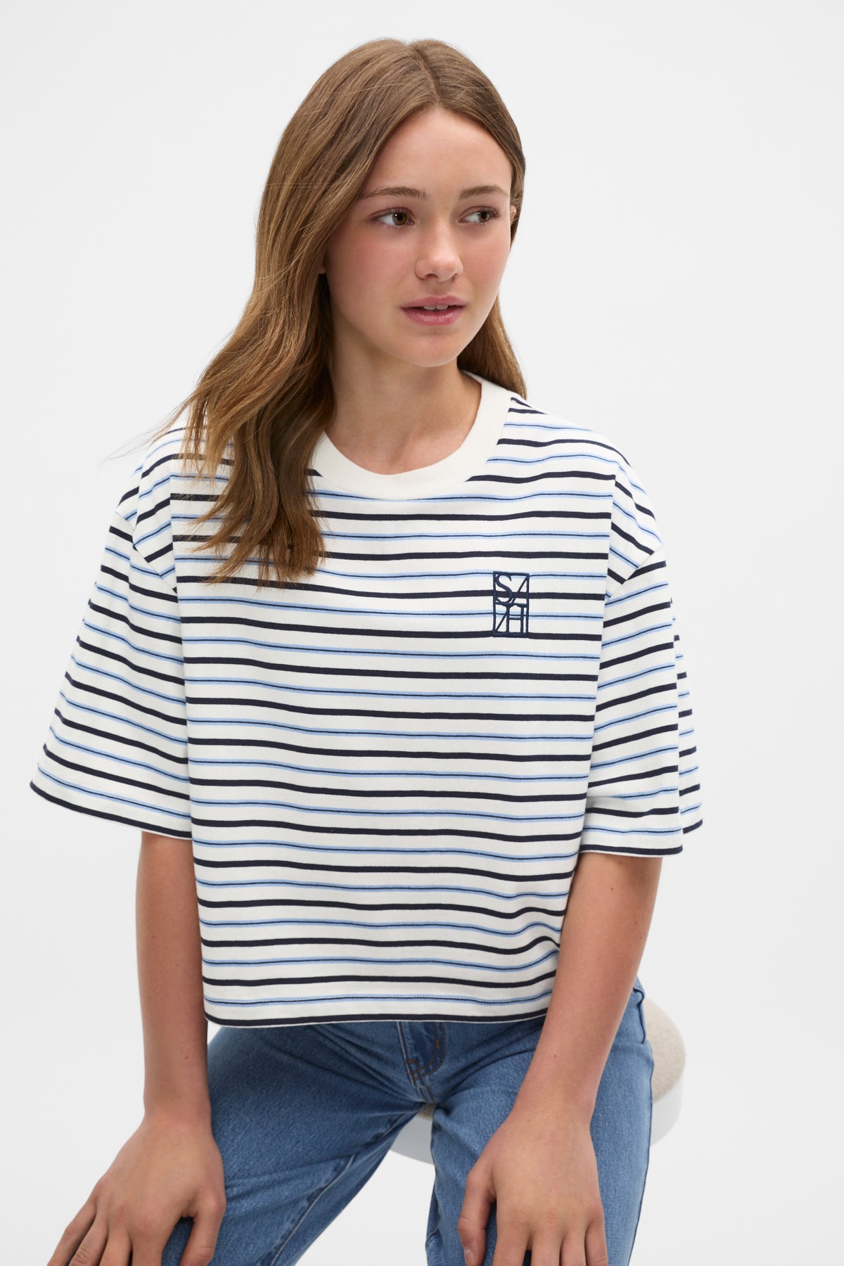 Relaxed Stripe Tee