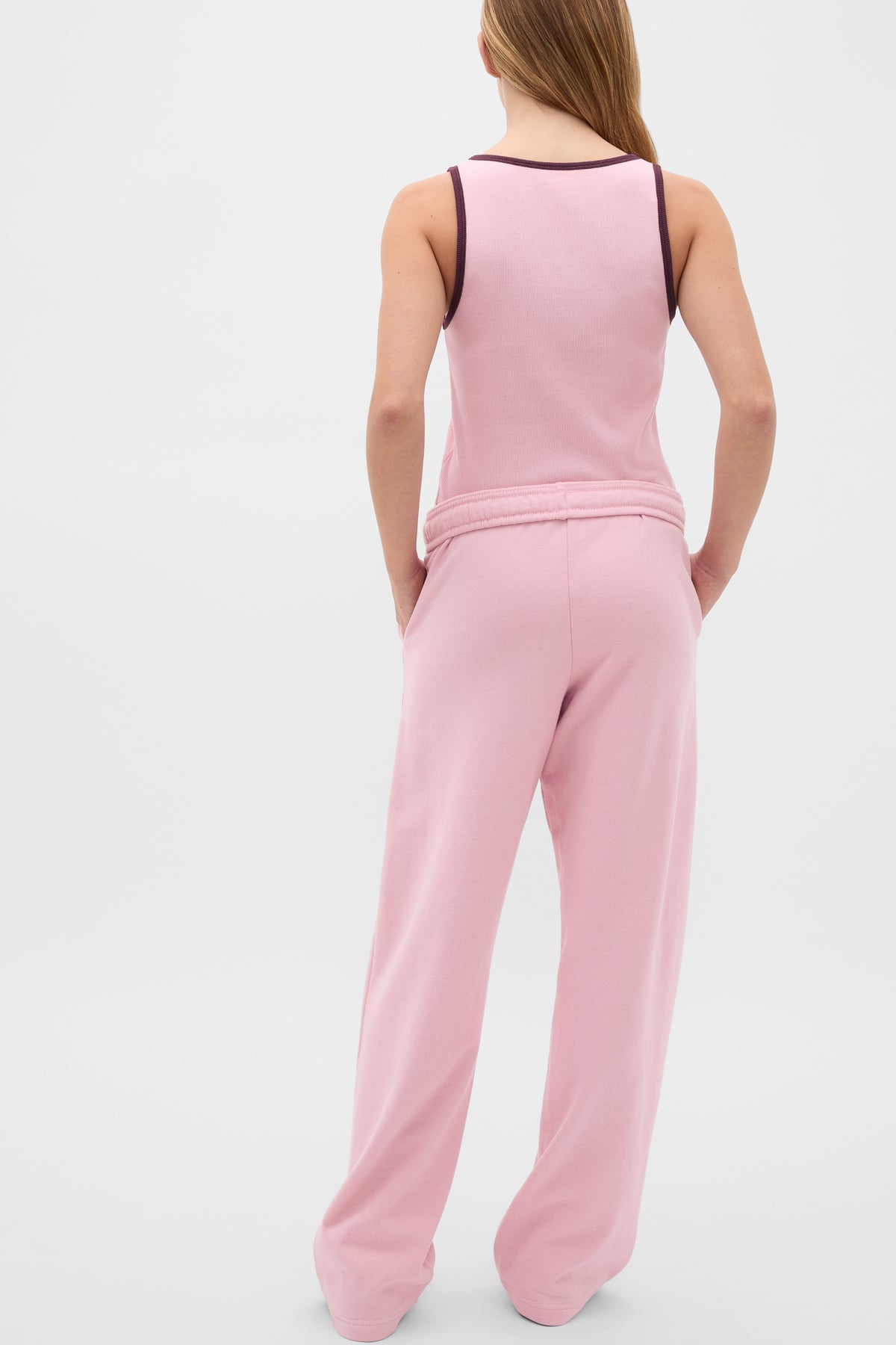 Roll Waist Logo Track Pant