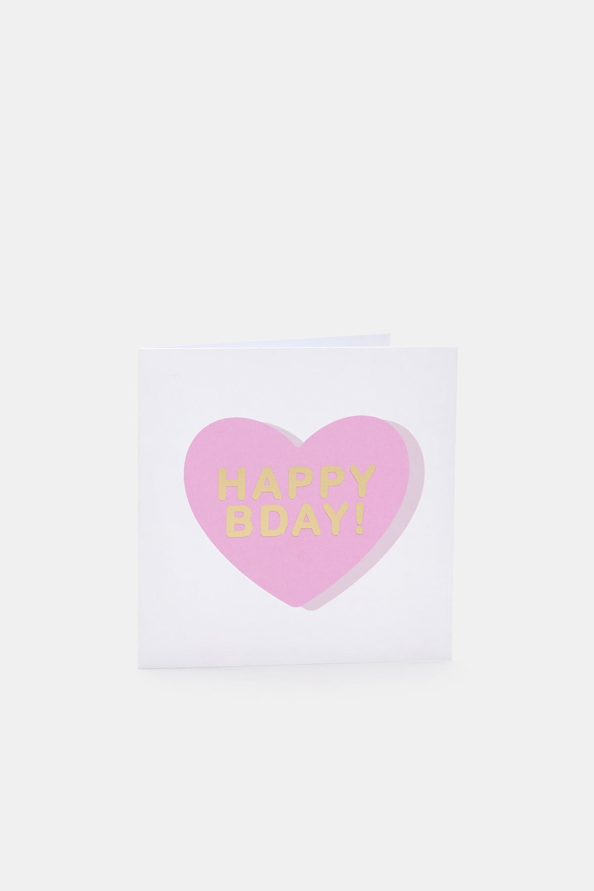 Heart B'day Card